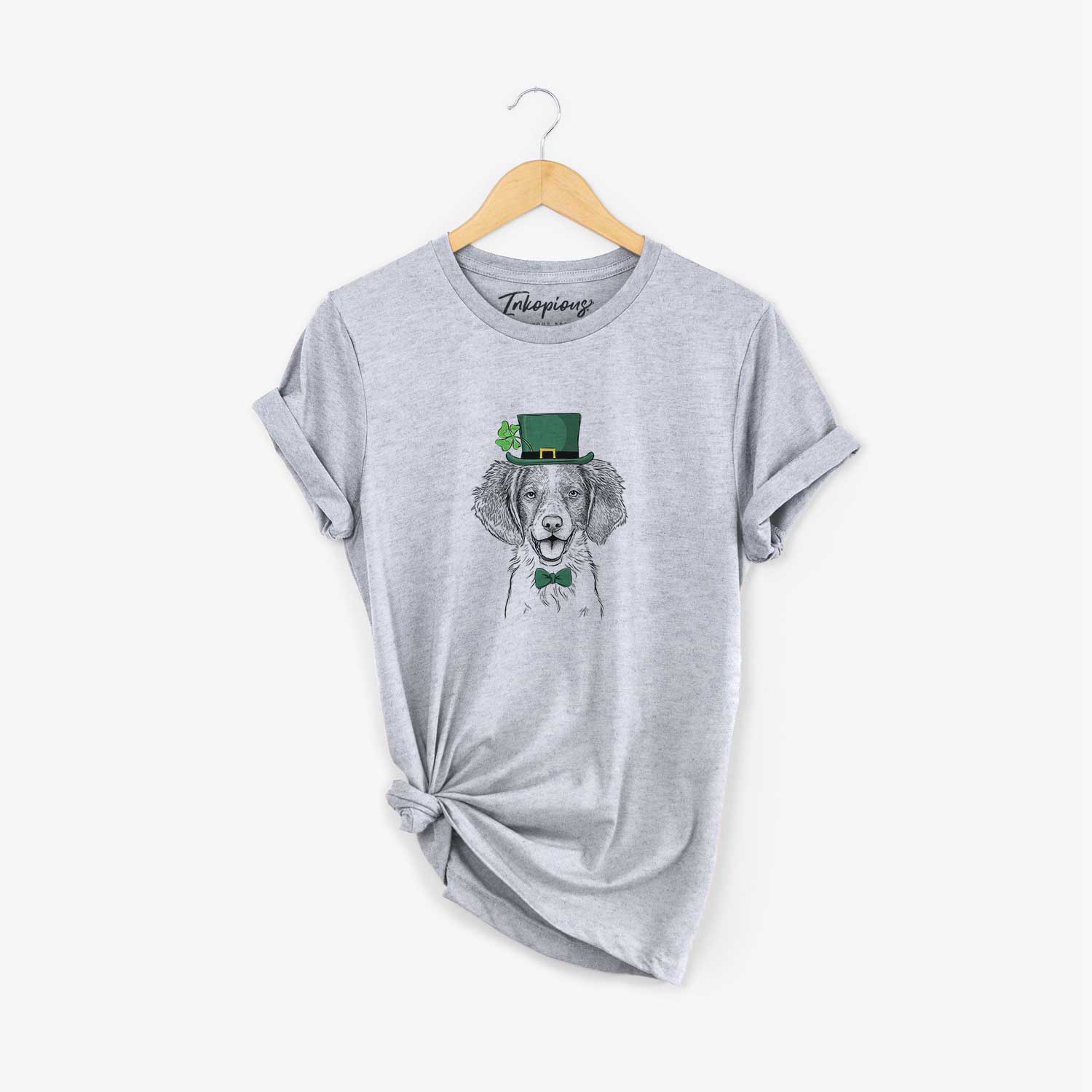 St. Patrick's Happy Holly the Brittany Spaniel - Unisex Crewneck