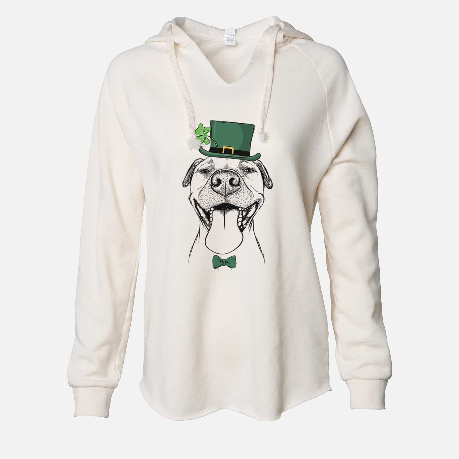 St. Patrick's Jack the Happy Mixed Breed - Cali Wave Hooded Sweatshirt