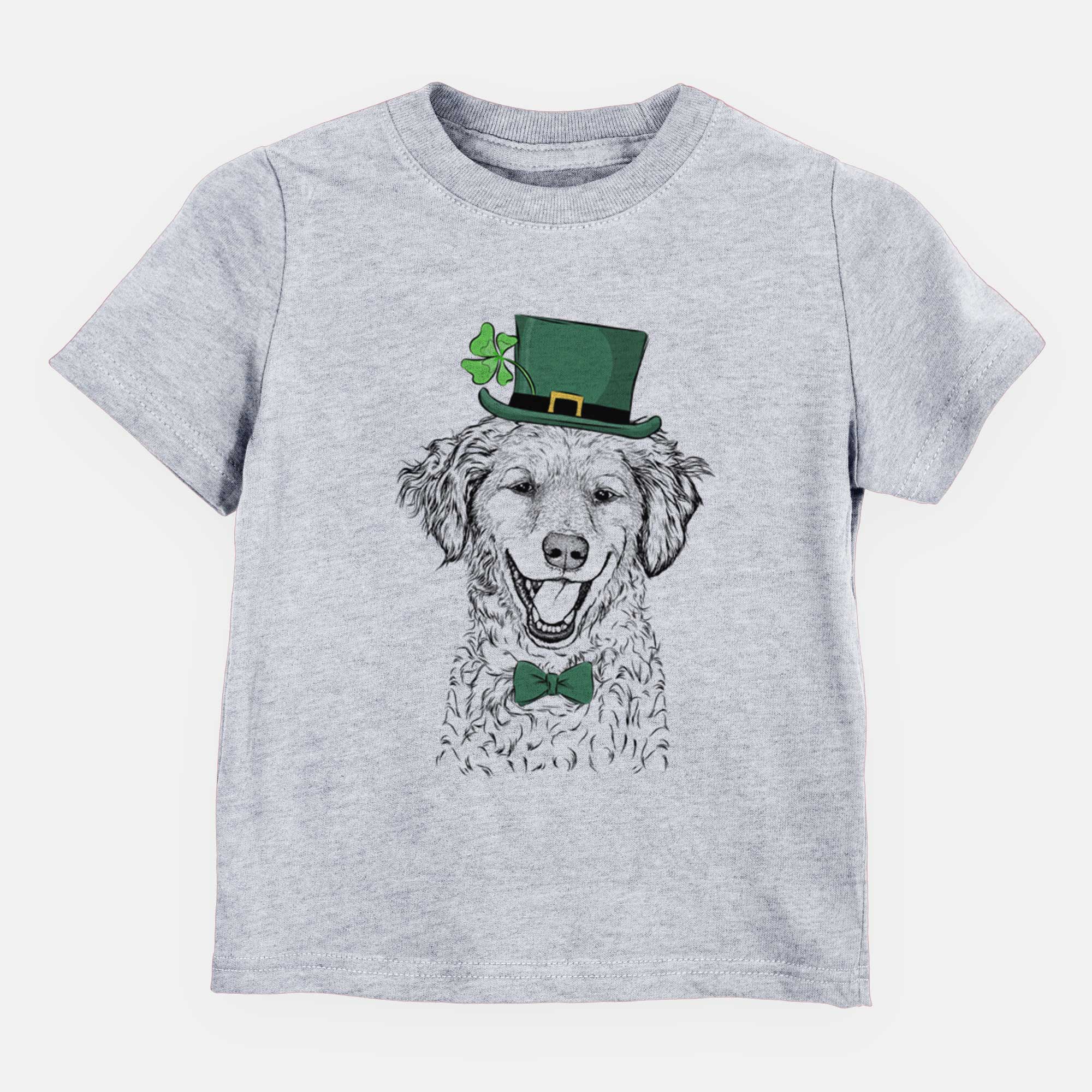 St. Patricks Happy Otis the Miniature Goldendoodle - Kids/Youth/Toddler Shirt