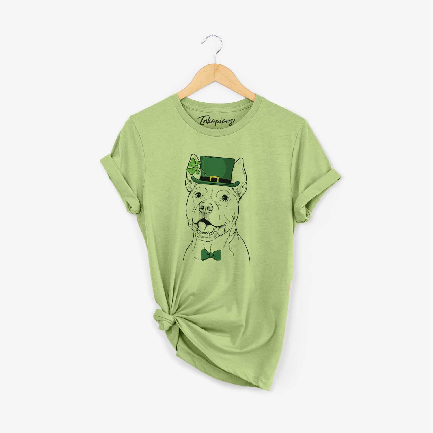 St. Patrick's Harley the Pitbull - Unisex Crewneck