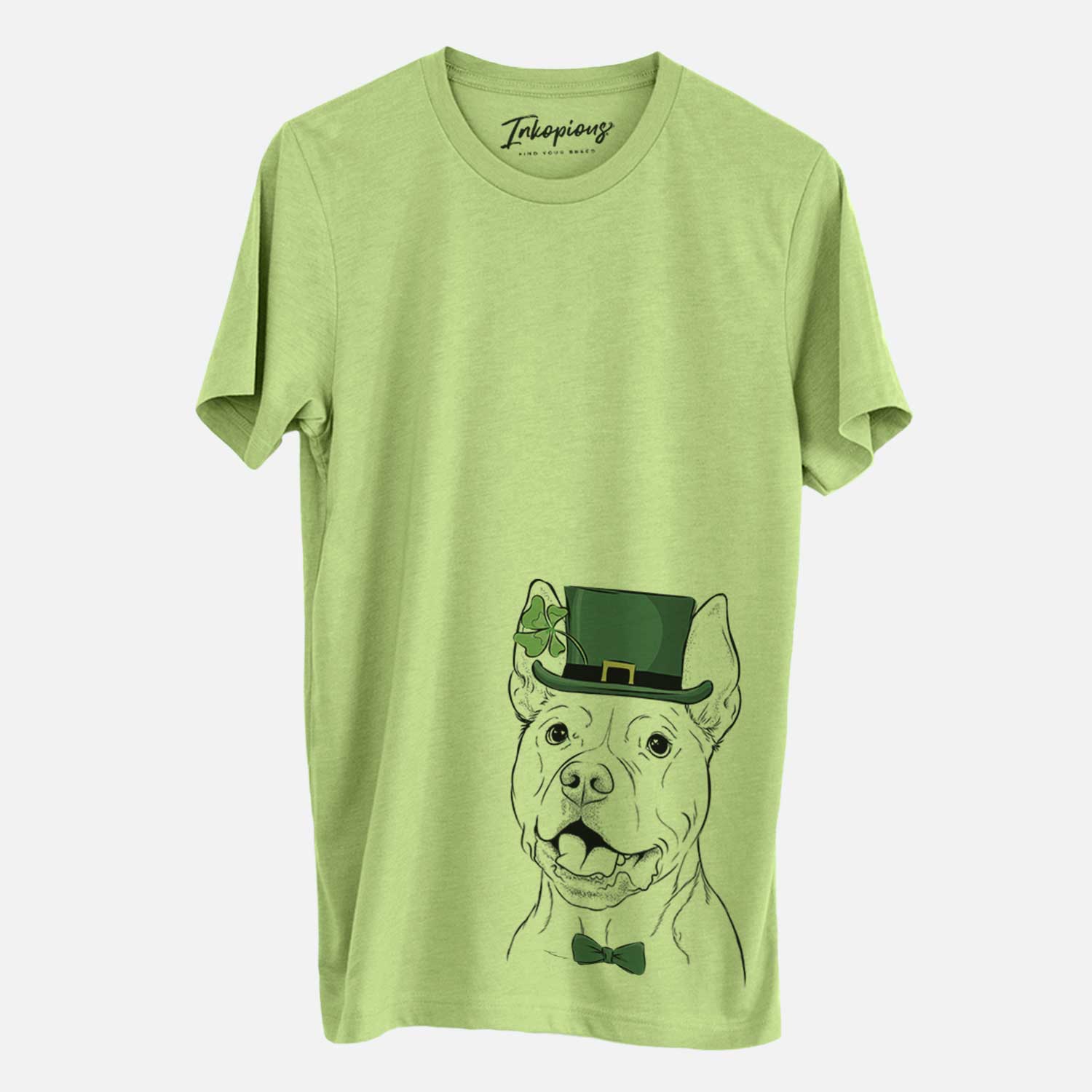 St. Patrick's Harley the Pitbull - Unisex Crewneck