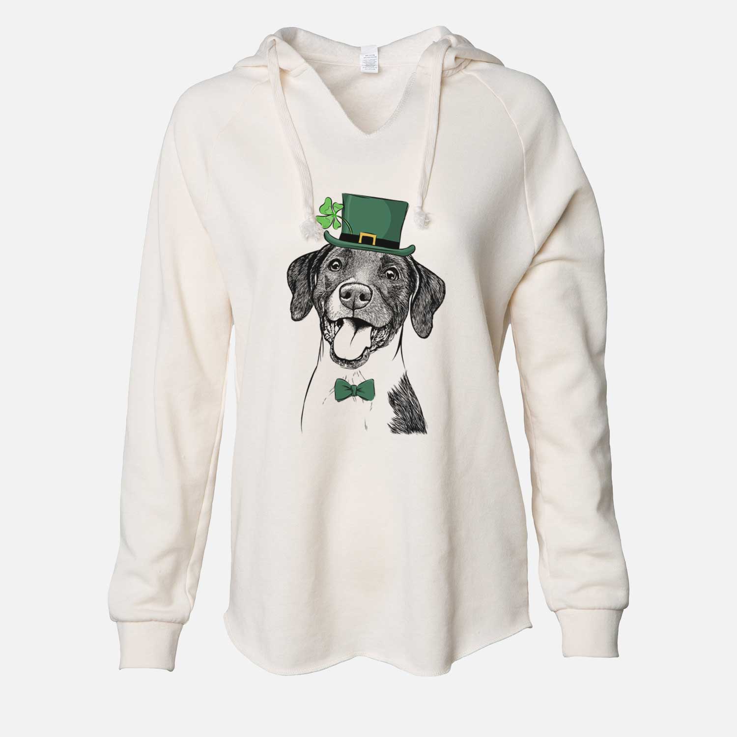 St. Patrick's Harper the Mixed Breed - Cali Wave Hooded Sweatshirt