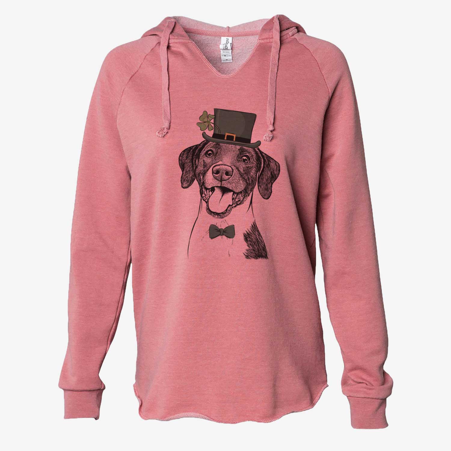 St. Patrick's Harper the Mixed Breed - Cali Wave Hooded Sweatshirt