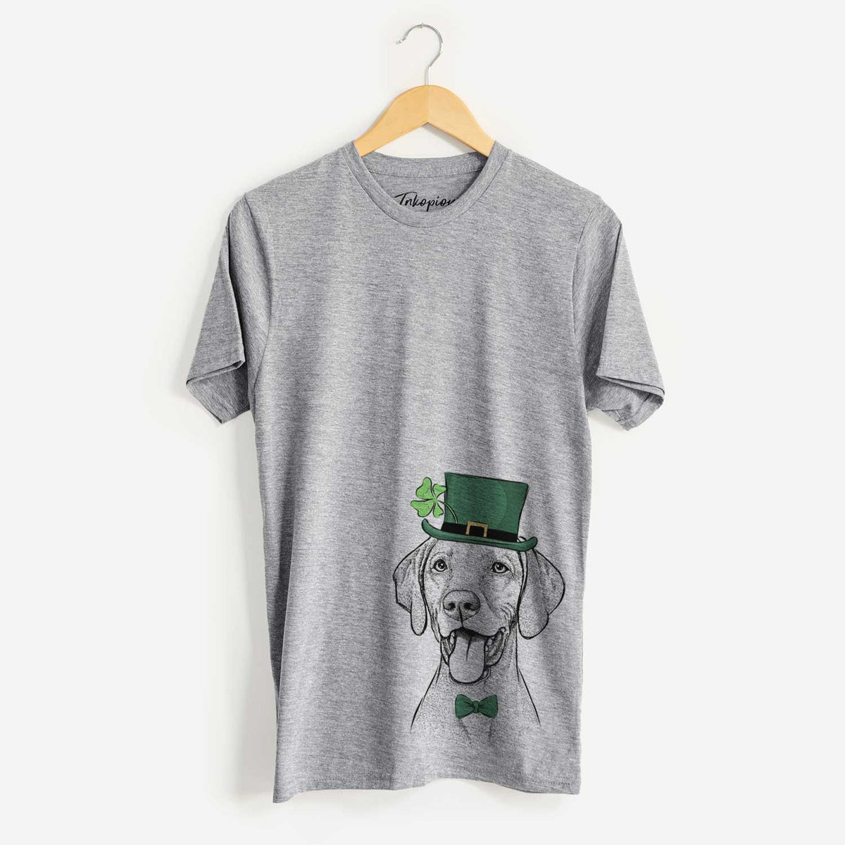 St. Patrick's Harper the Vizsla - Unisex Crewneck