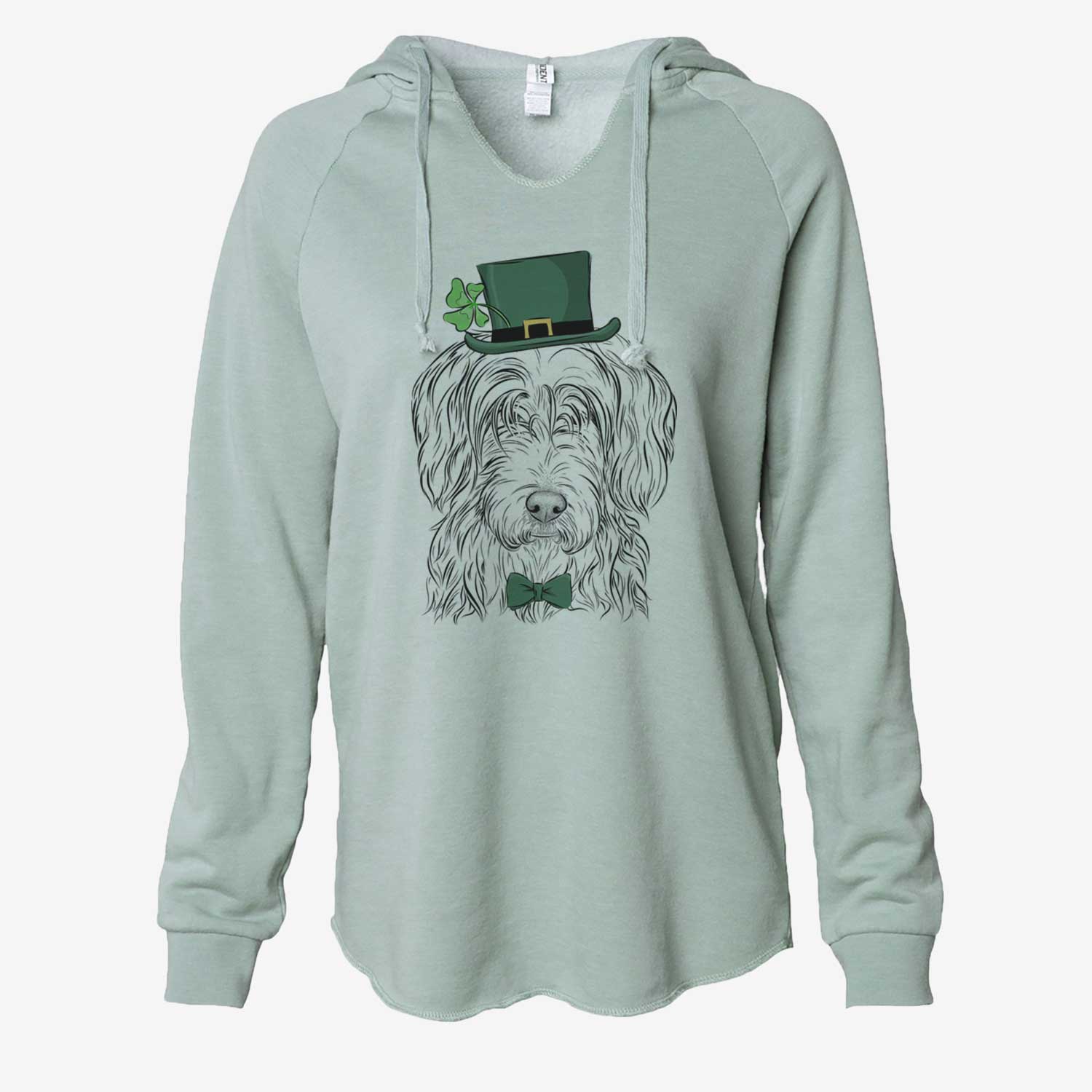 St. Patrick's Harry the Mixed Breed - Cali Wave Hooded Sweatshirt