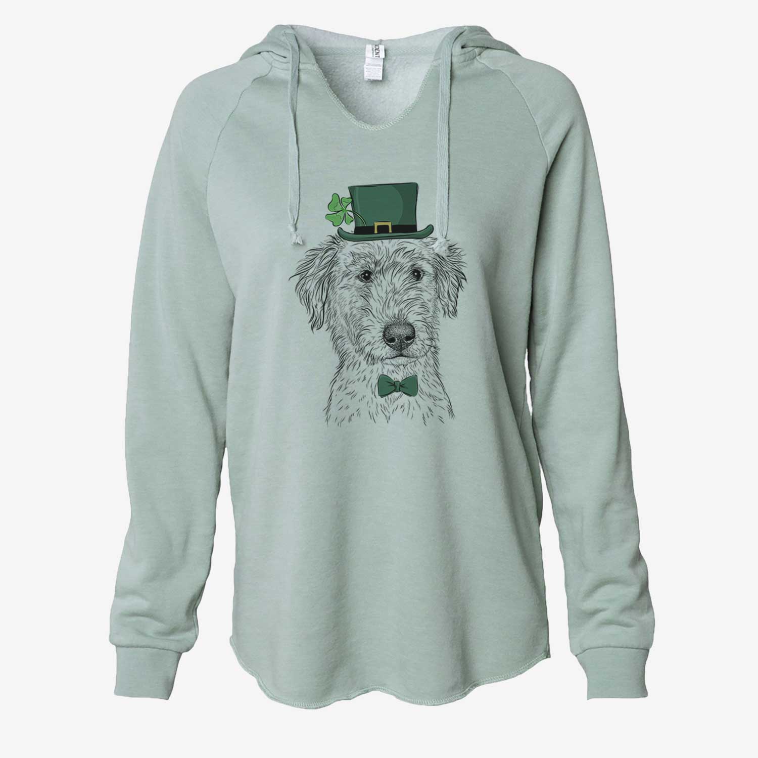 St. Patrick's Harry the Mixed Breed Puppy - Cali Wave Hooded Sweatshirt