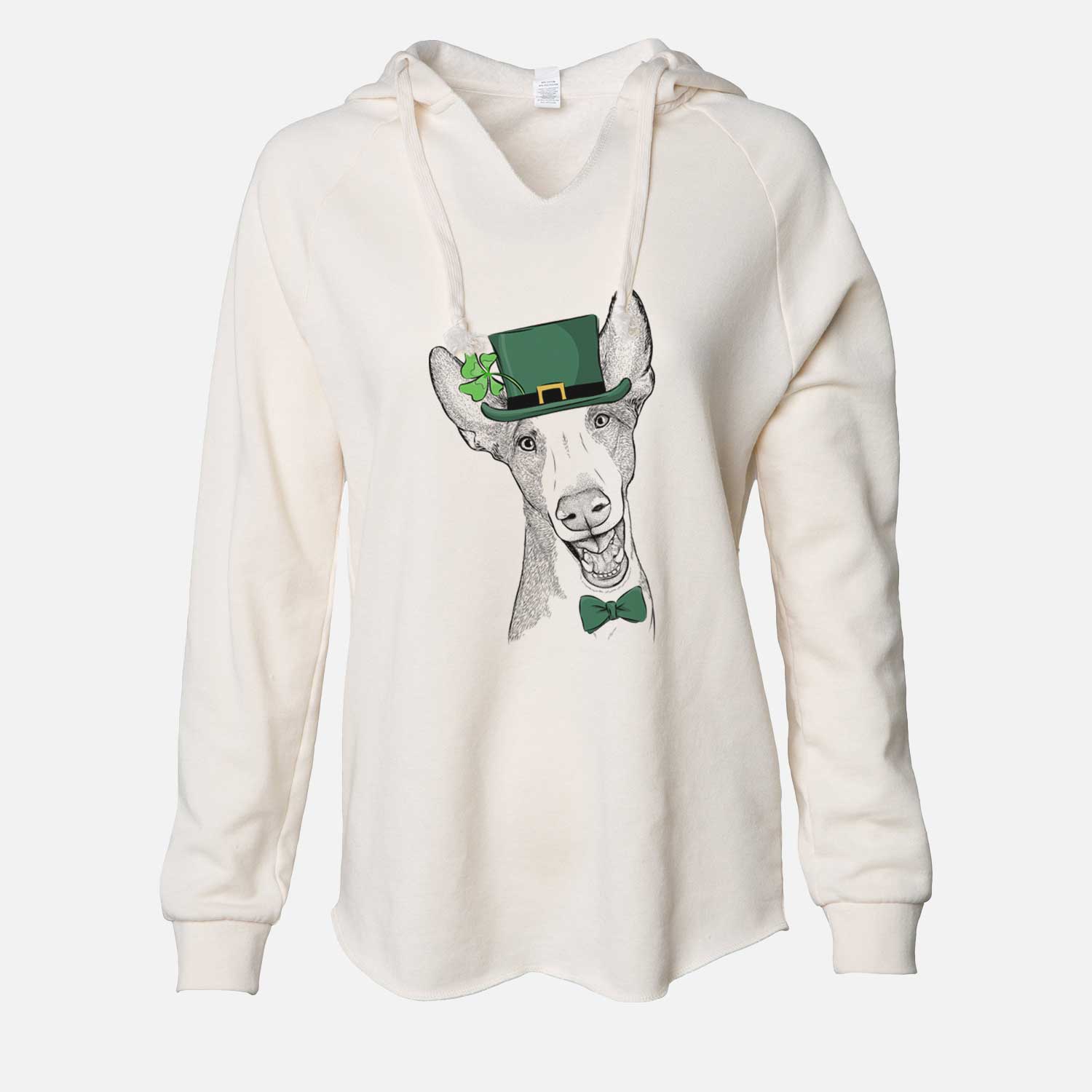 St. Patrick's Havok the Ibizan Hound - Cali Wave Hooded Sweatshirt