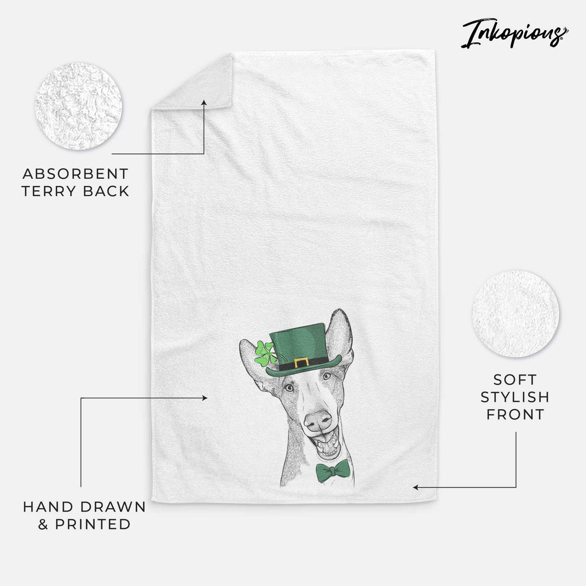 Havok the Ibizan Hound Decorative Hand Towel