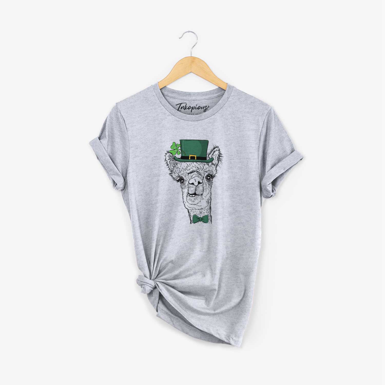 St. Patrick's Henry the Alpaca - Unisex Crewneck