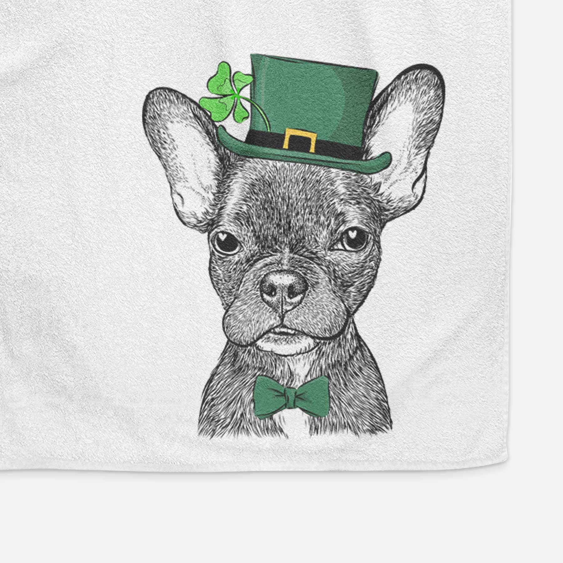 Henry the French Bulldog Decorative Hand Towel