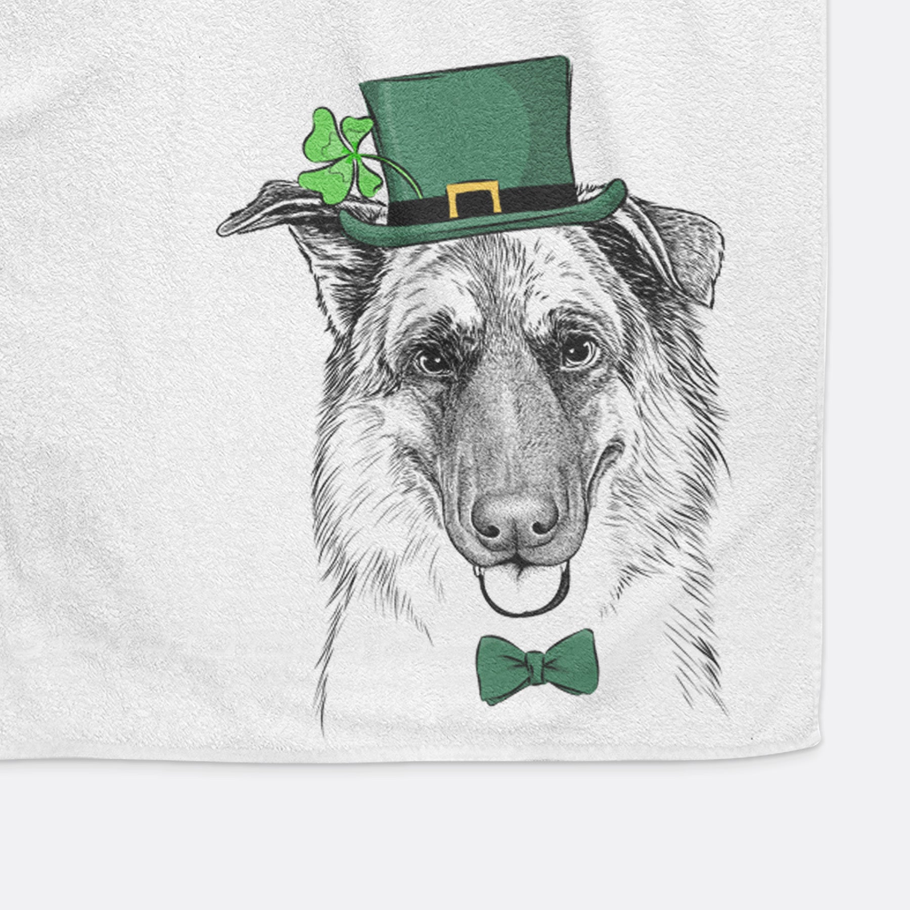 Henry the German Shepherd Decorative Hand Towel