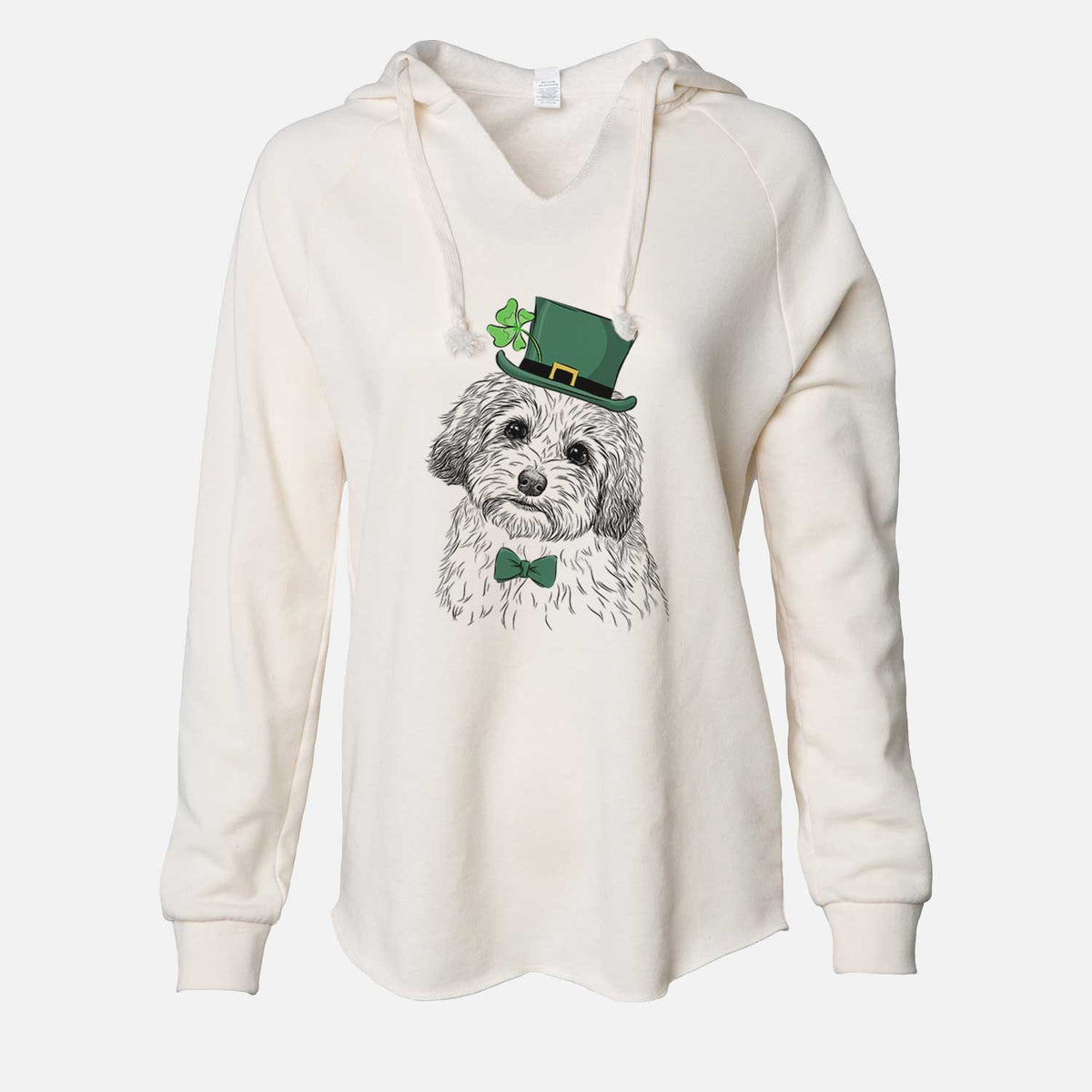 St. Patrick's Henry the Havanese - Cali Wave Hooded Sweatshirt