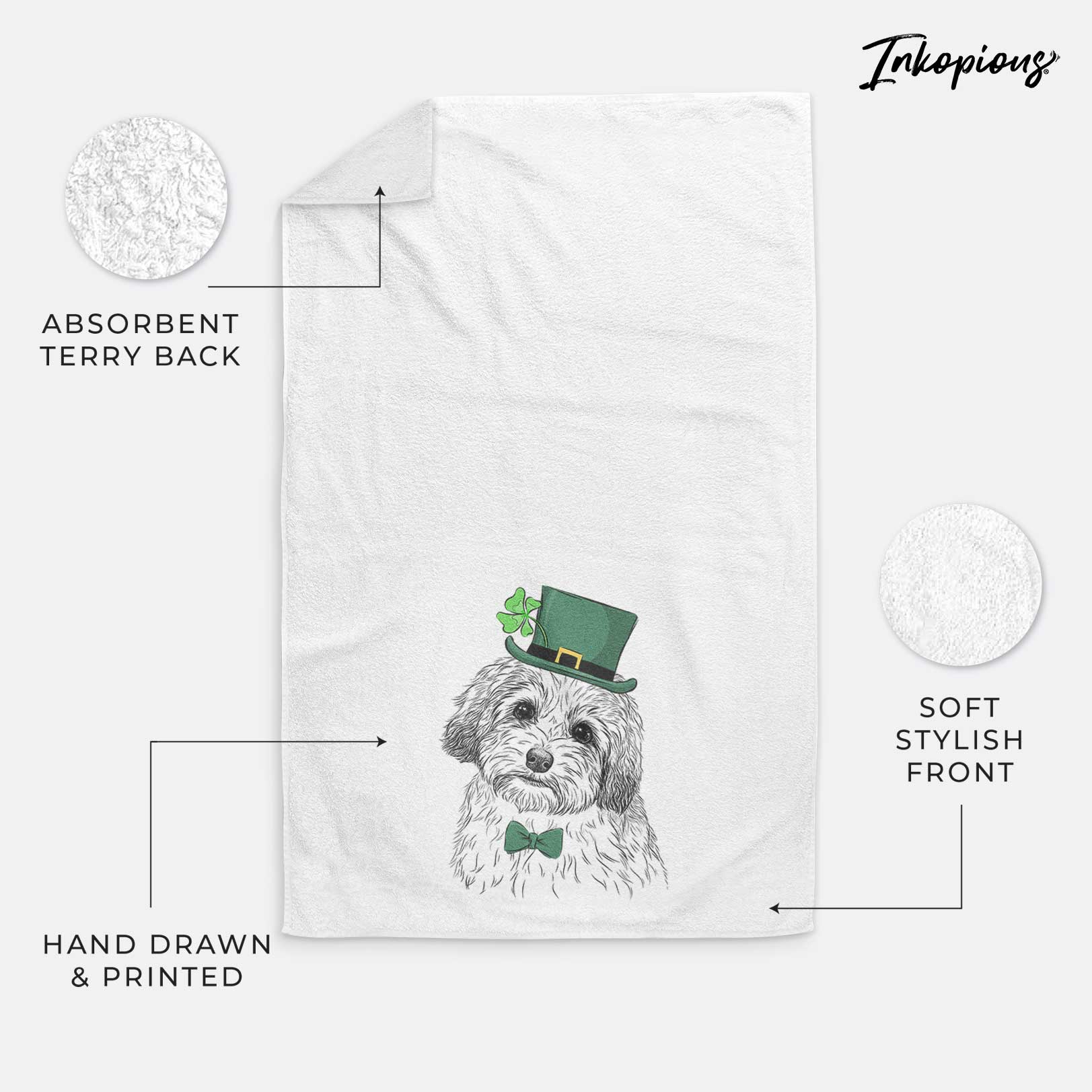 Henry the Havanese Decorative Hand Towel