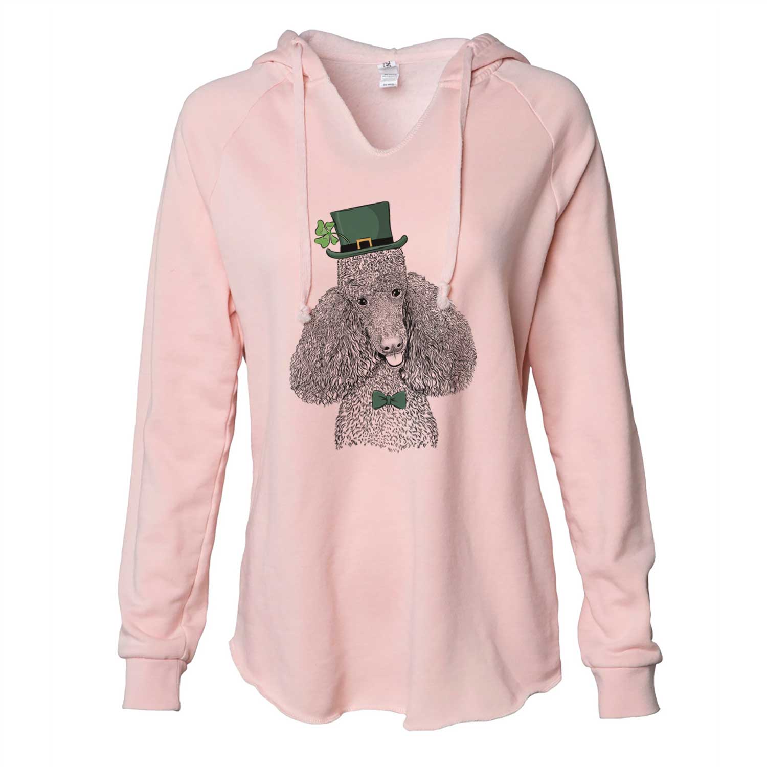 St. Patrick's Henry the Standard Poodle - Cali Wave Hooded Sweatshirt