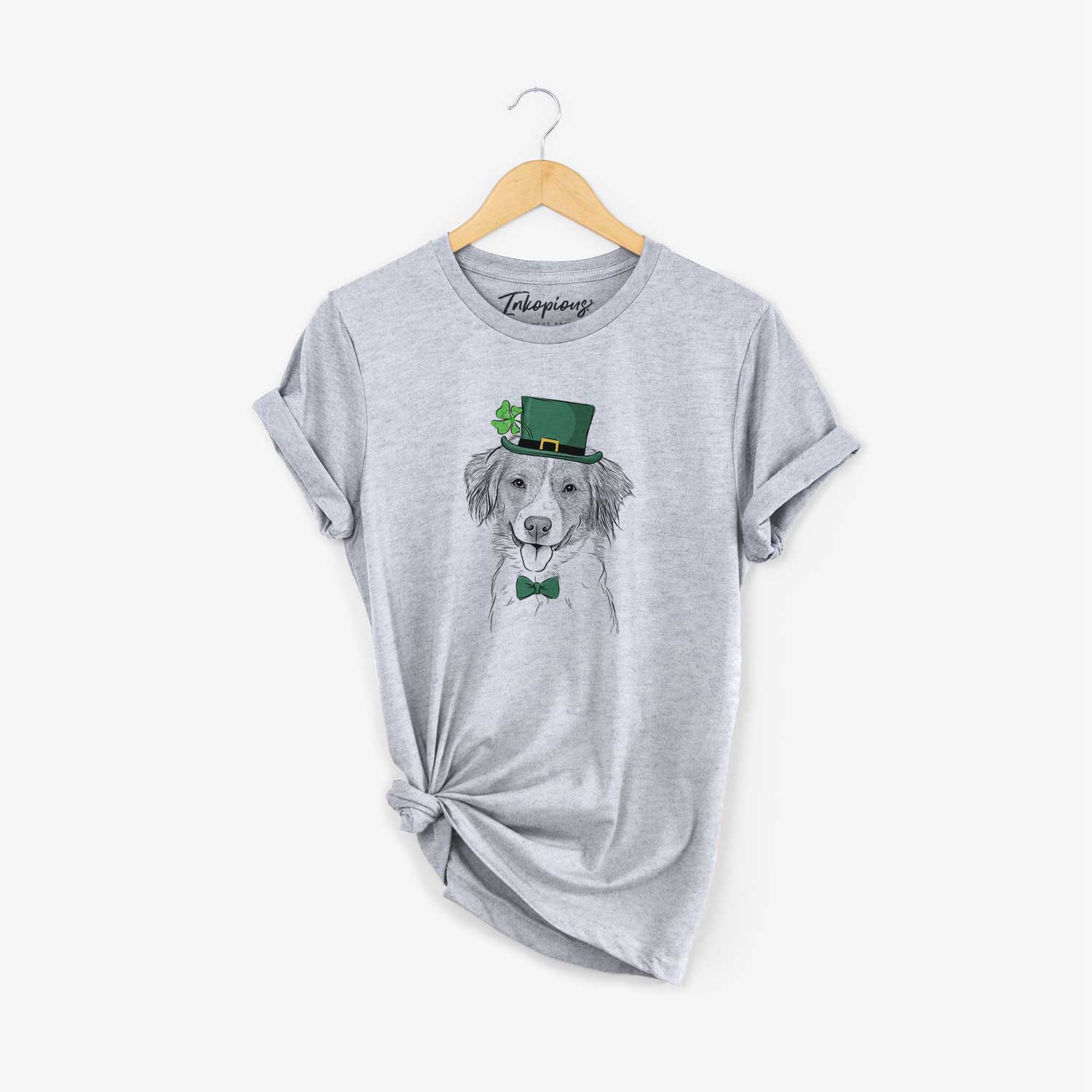 St. Patrick's Hercules the Nederlandse Kooikerhondje - Unisex Crewneck