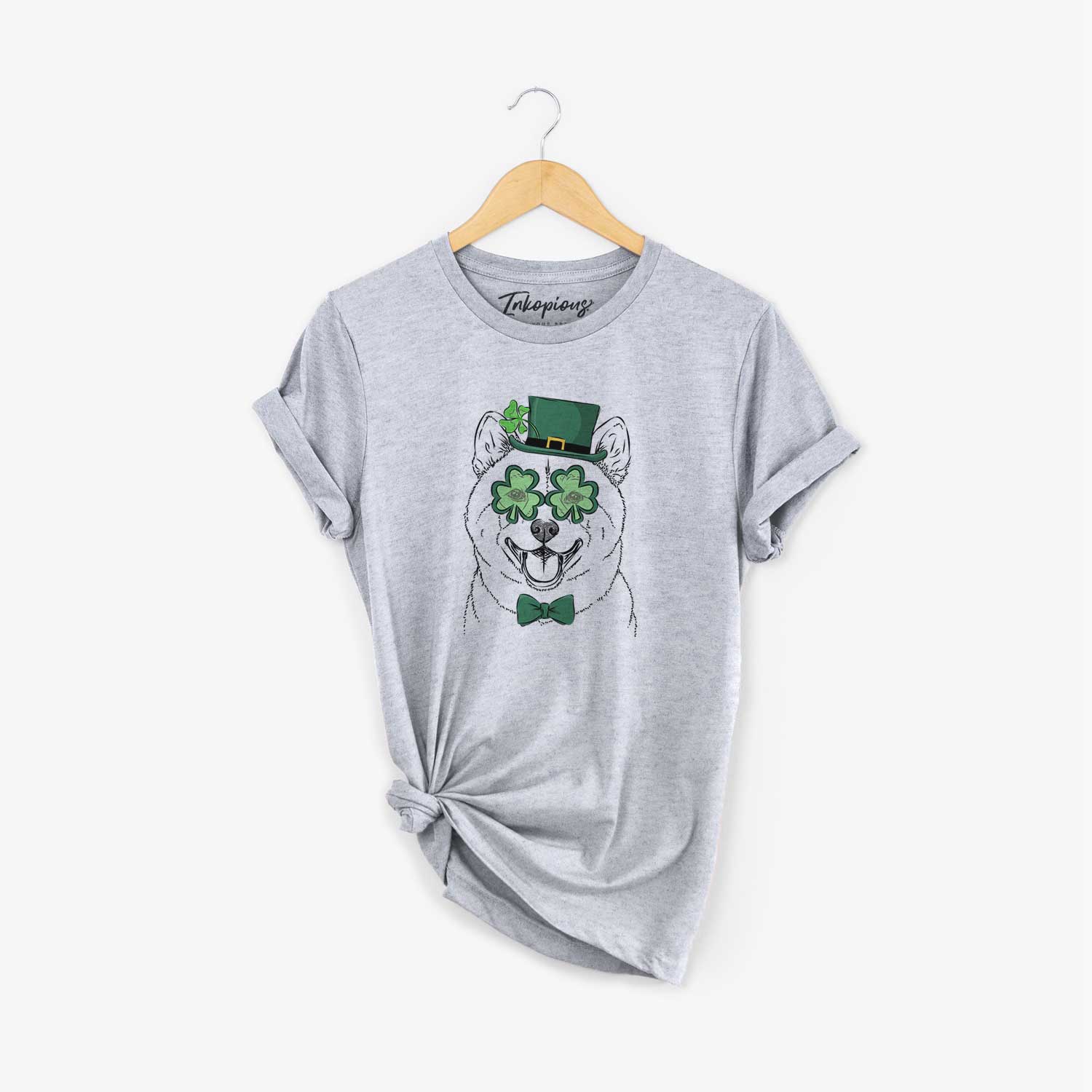 St. Patrick's Hiro the Shiba Inu - Unisex Crewneck