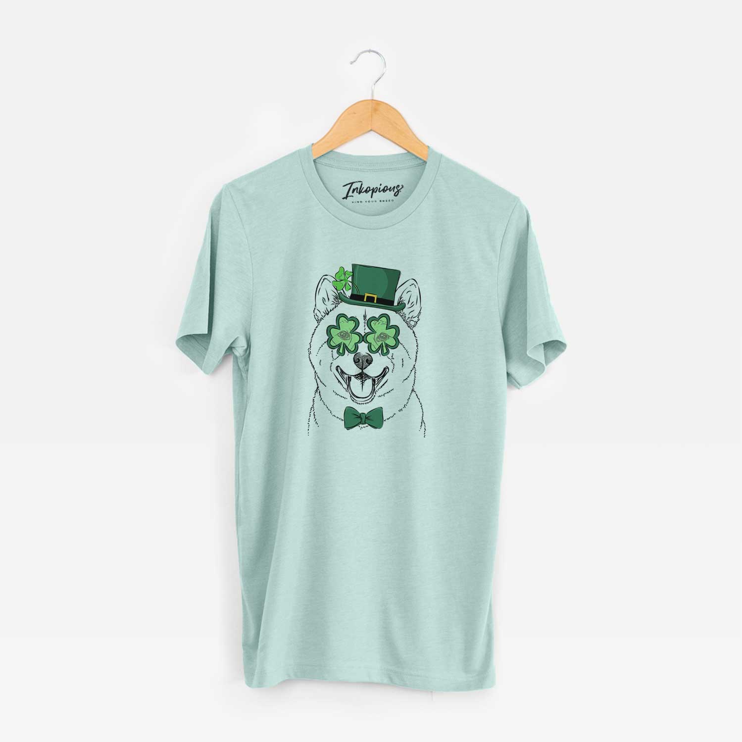 St. Patrick's Hiro the Shiba Inu - Unisex Crewneck