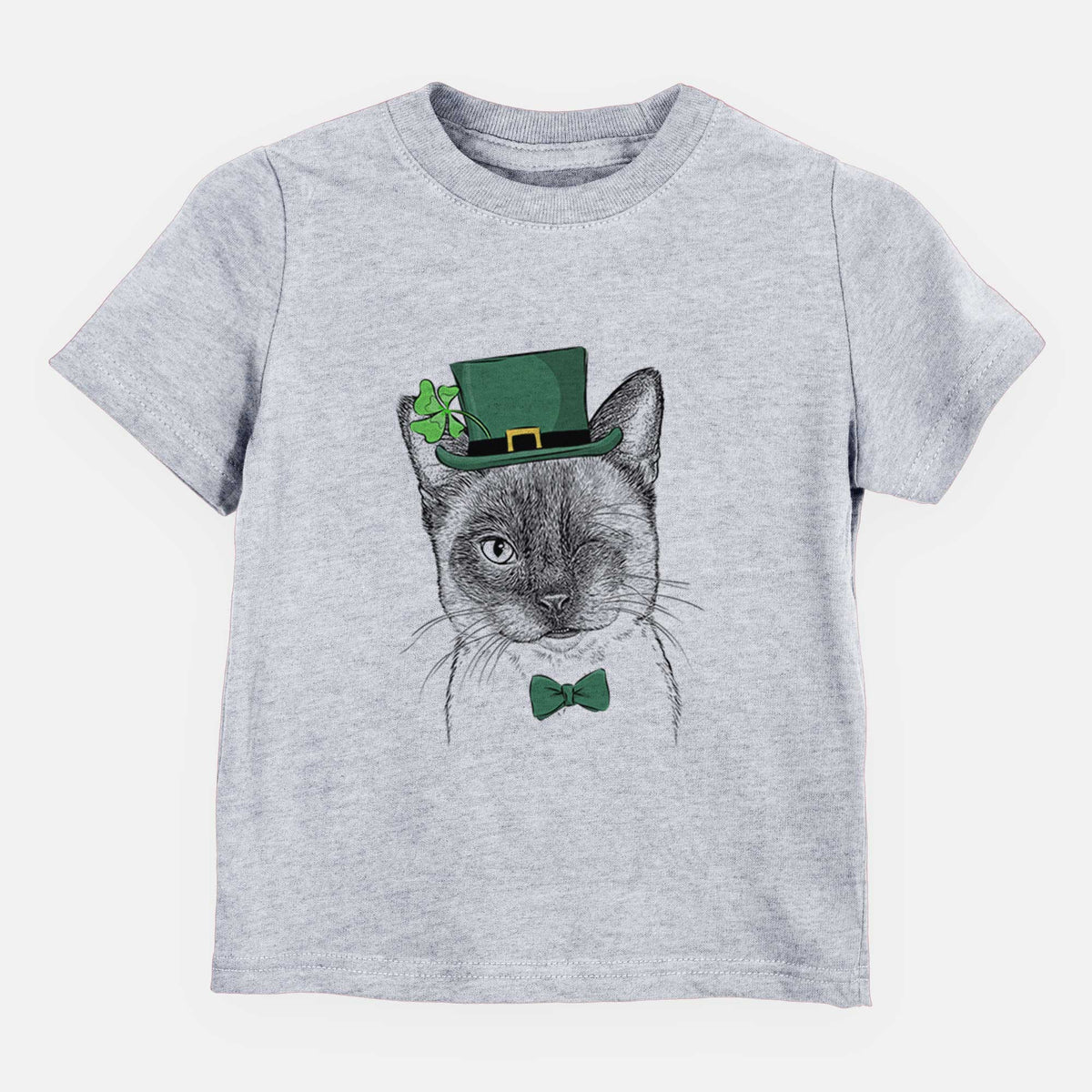 St. Patricks Hoggle the Siamese Cat - Kids/Youth/Toddler Shirt