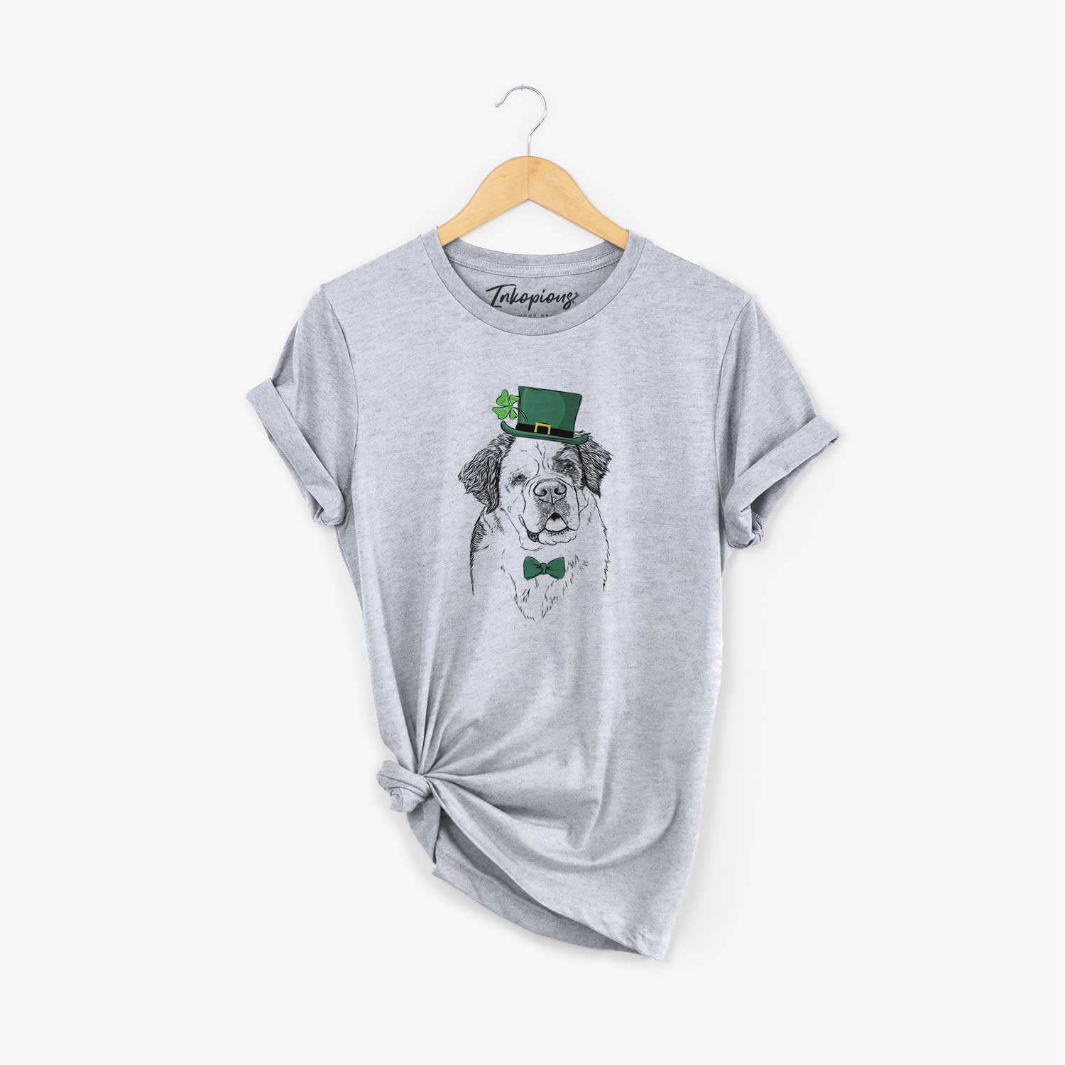 St. Patrick's Hook the Saint Bernard - Unisex Crewneck
