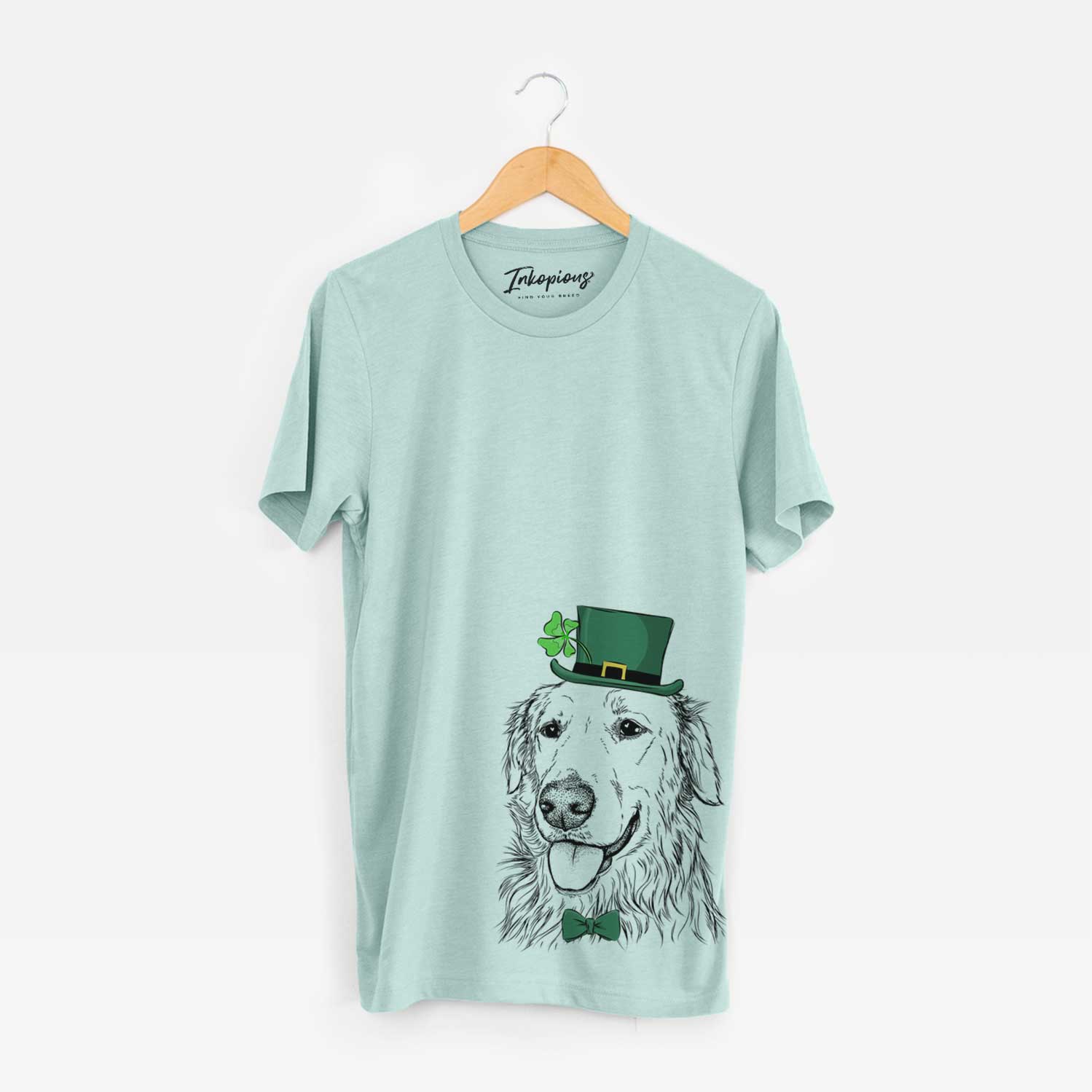 St. Patrick's Hopper the Golden Retriever - Unisex Crewneck