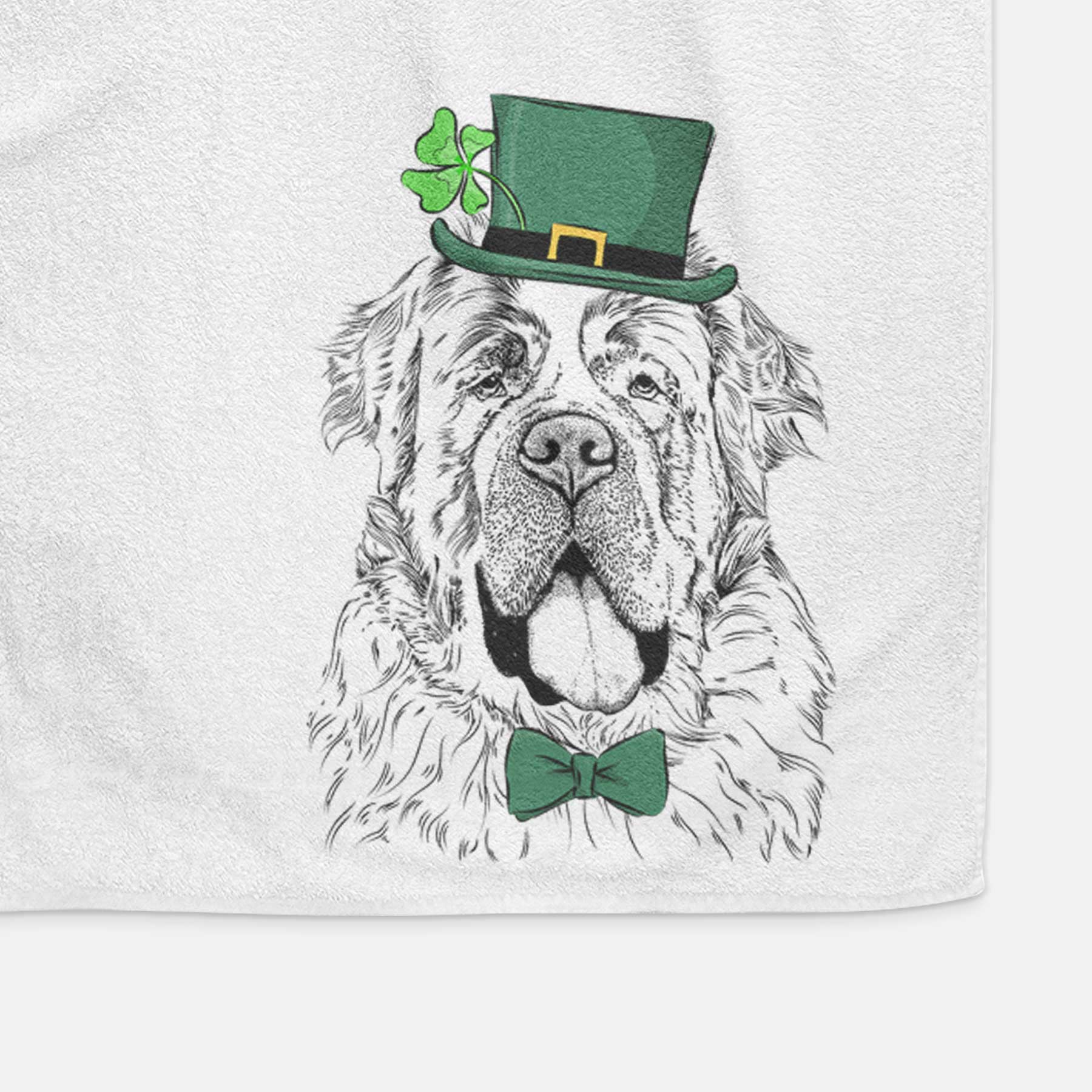 Hoss the Saint Bernard Decorative Hand Towel