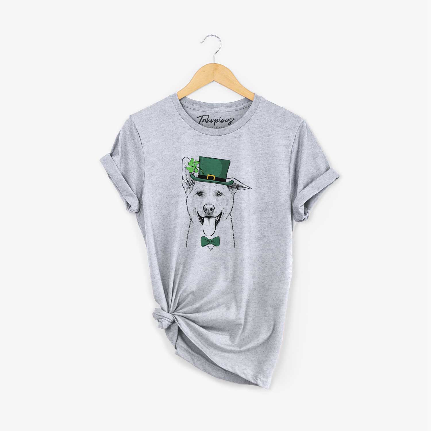 St. Patrick's Hoya the Korean Jindo - Unisex Crewneck