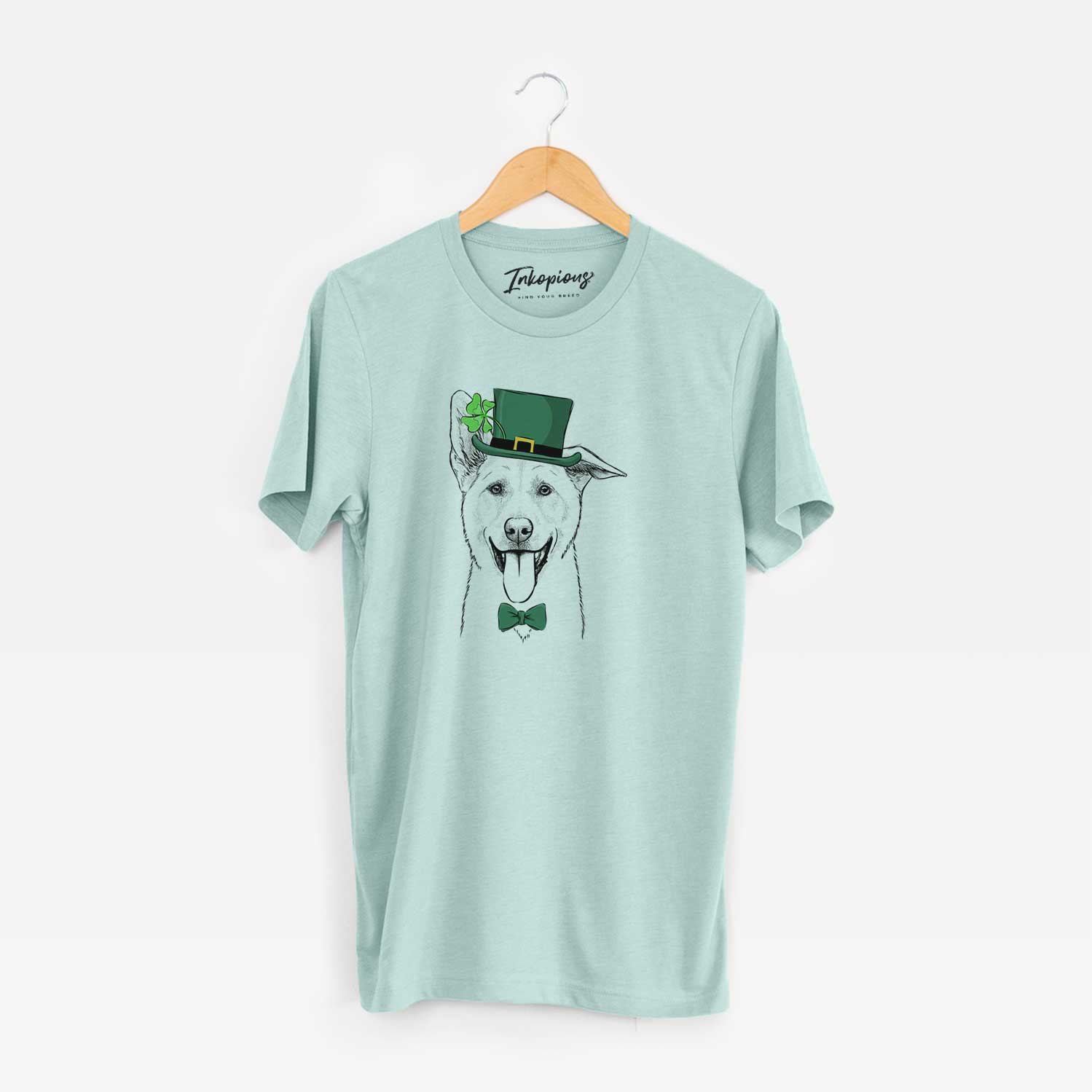 St. Patrick's Hoya the Korean Jindo - Unisex Crewneck