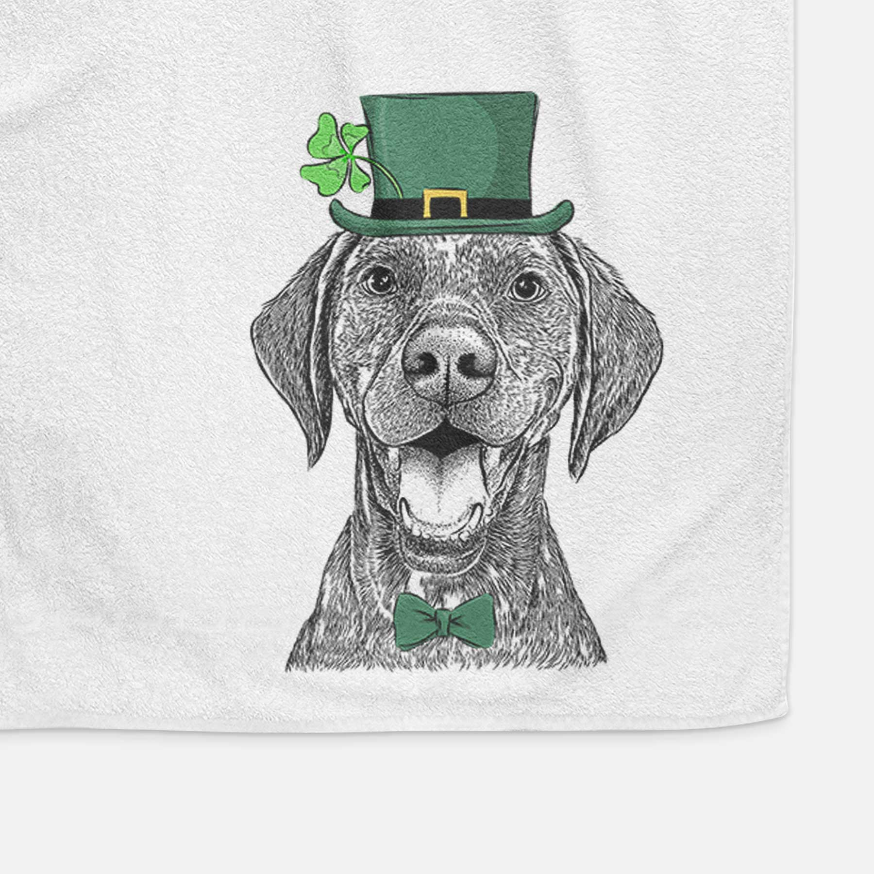 Hudson the German Shorthaired Pointer Decorative Hand Towel