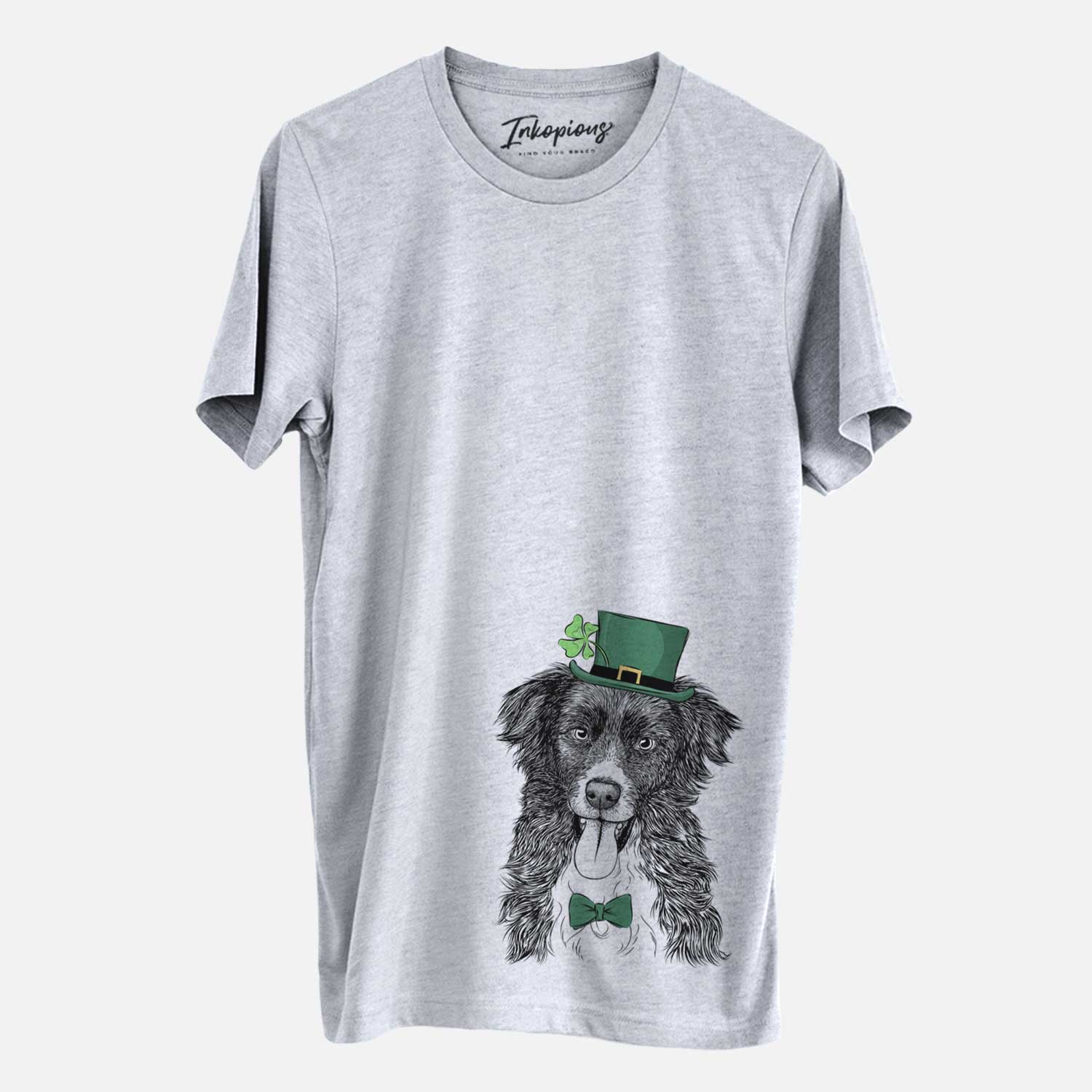 St. Patrick's Indi the Border Collie - Unisex Crewneck