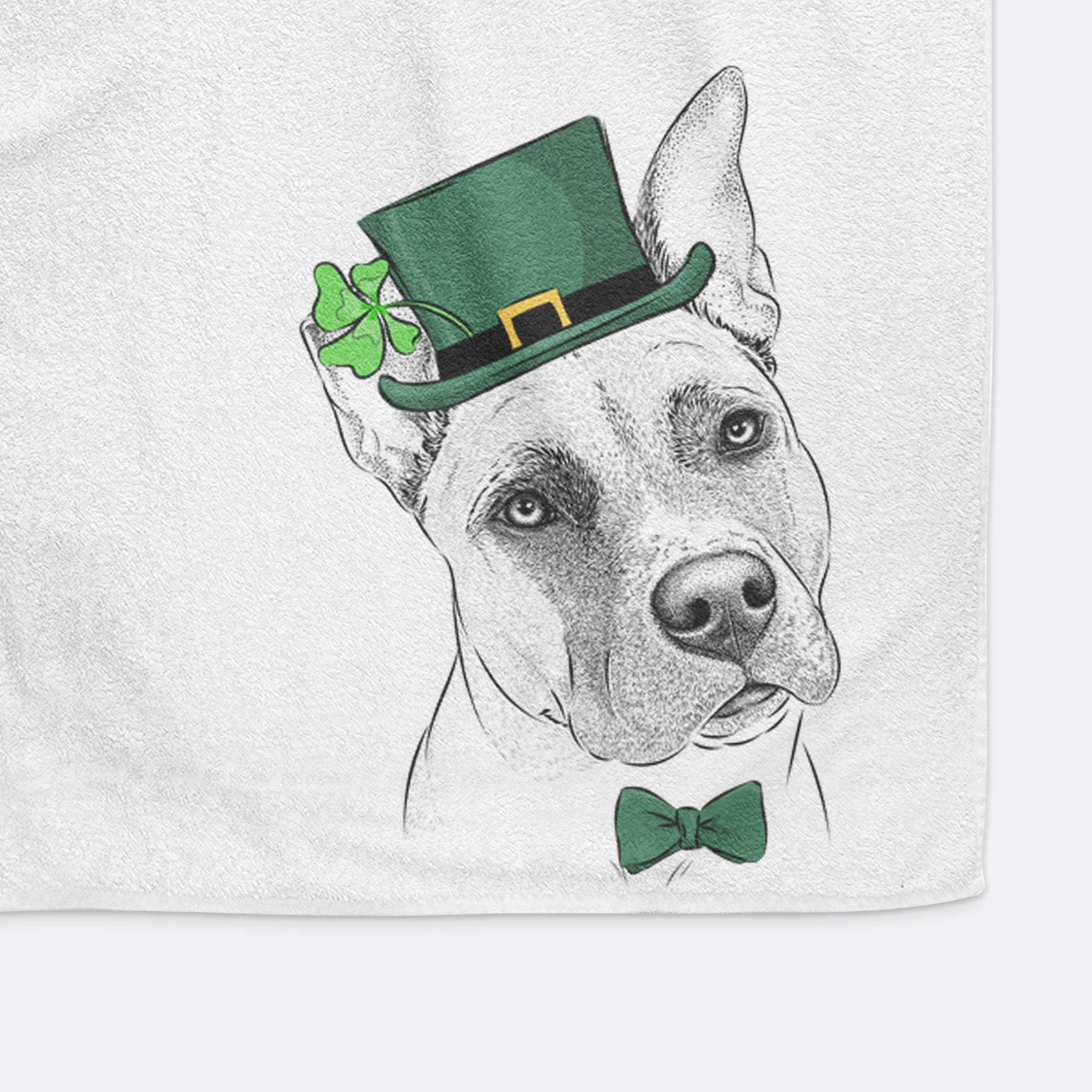 Ivy the Pitbull Mix Decorative Hand Towel