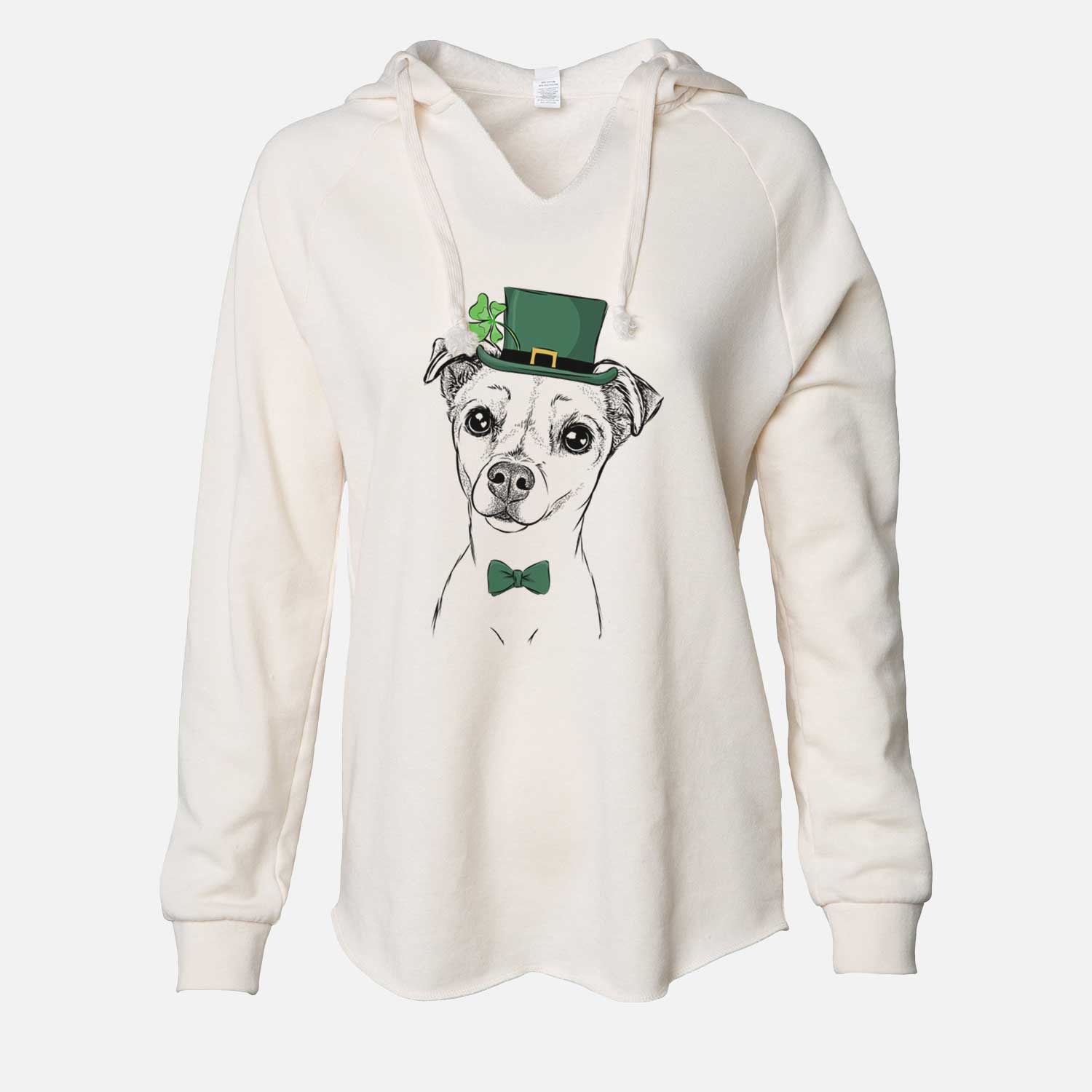 St. Patrick's Izzy the Chiweenie - Cali Wave Hooded Sweatshirt