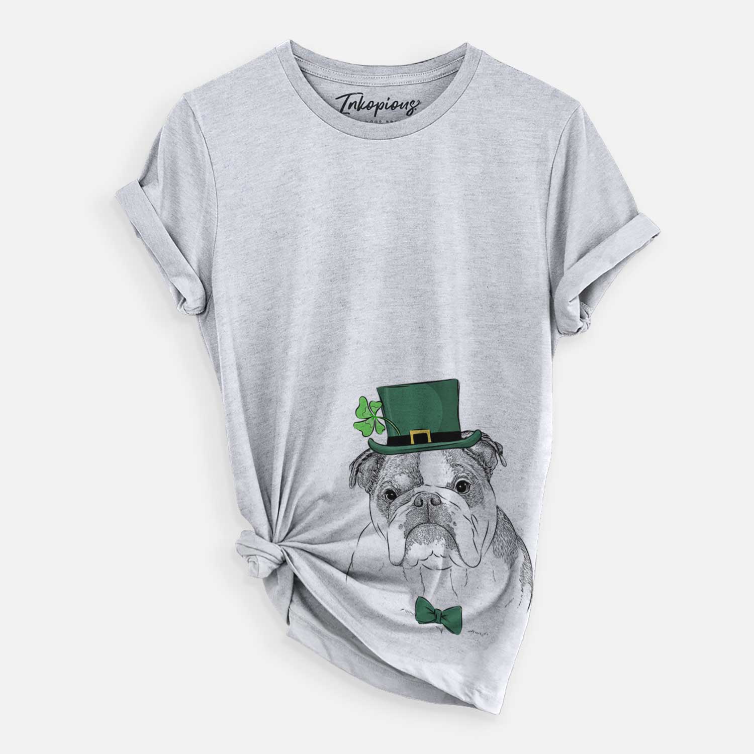 St. Patrick's Jack the English Bulldog - Unisex Crewneck