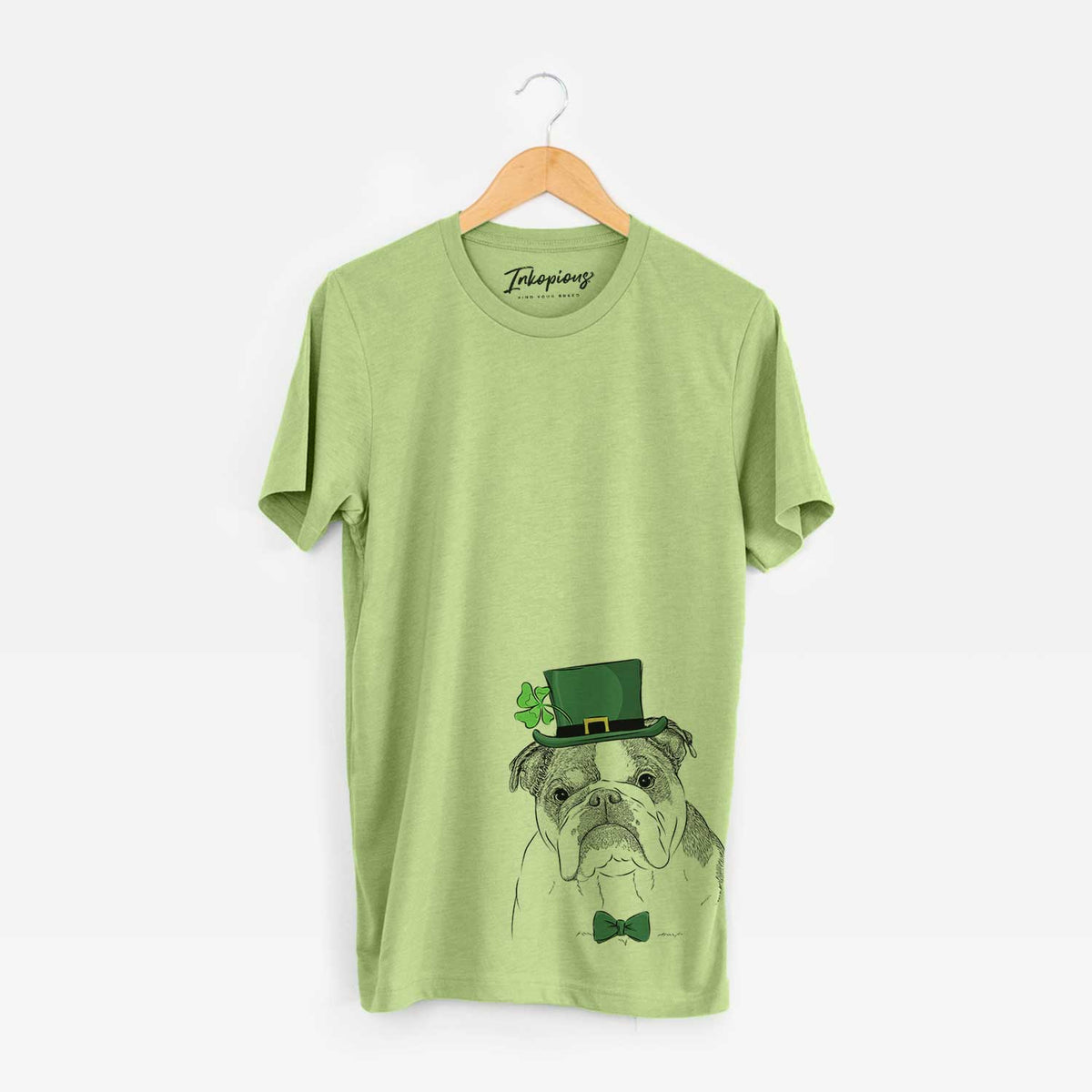 St. Patrick's Jack the English Bulldog - Unisex Crewneck