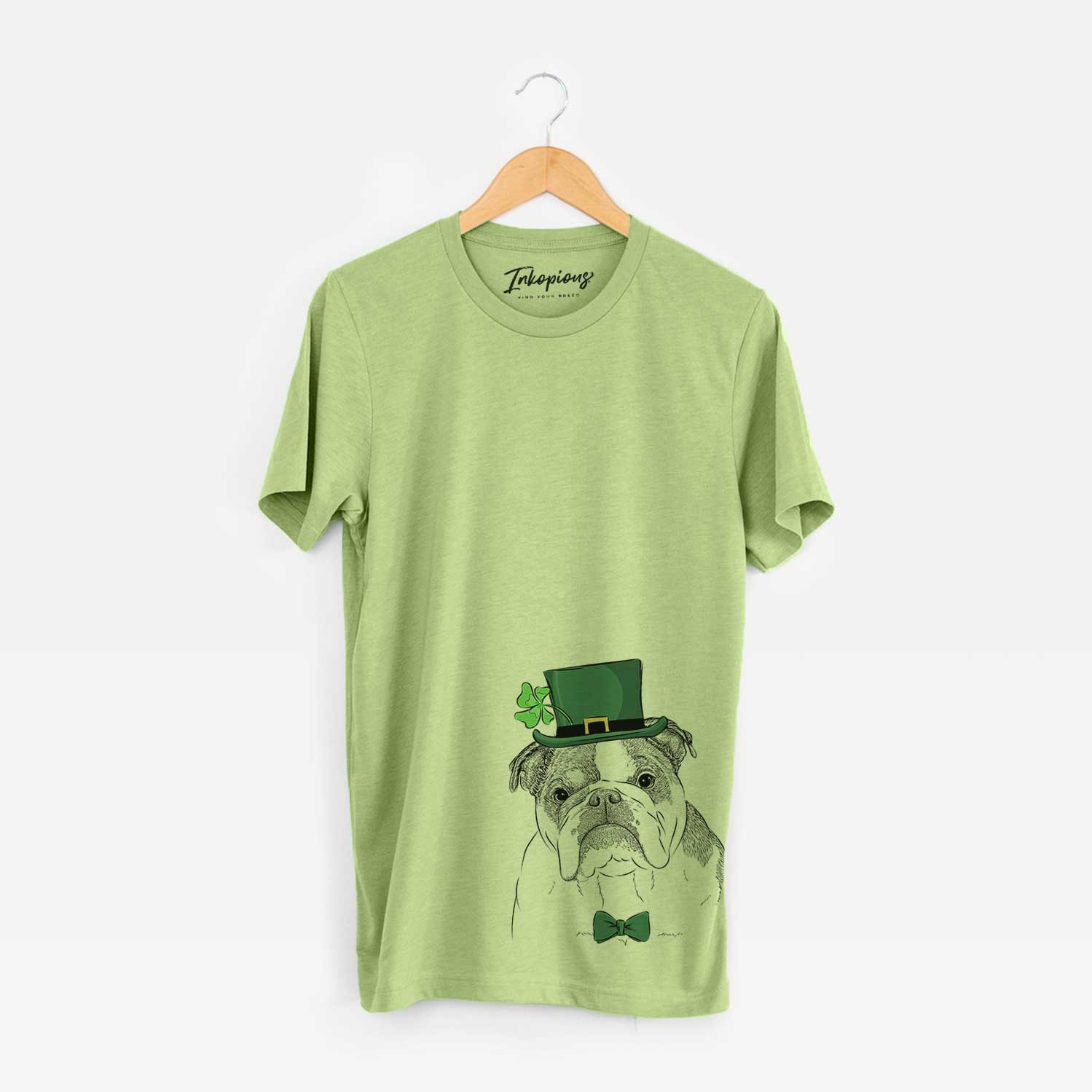 St. Patrick's Jack the English Bulldog - Unisex Crewneck