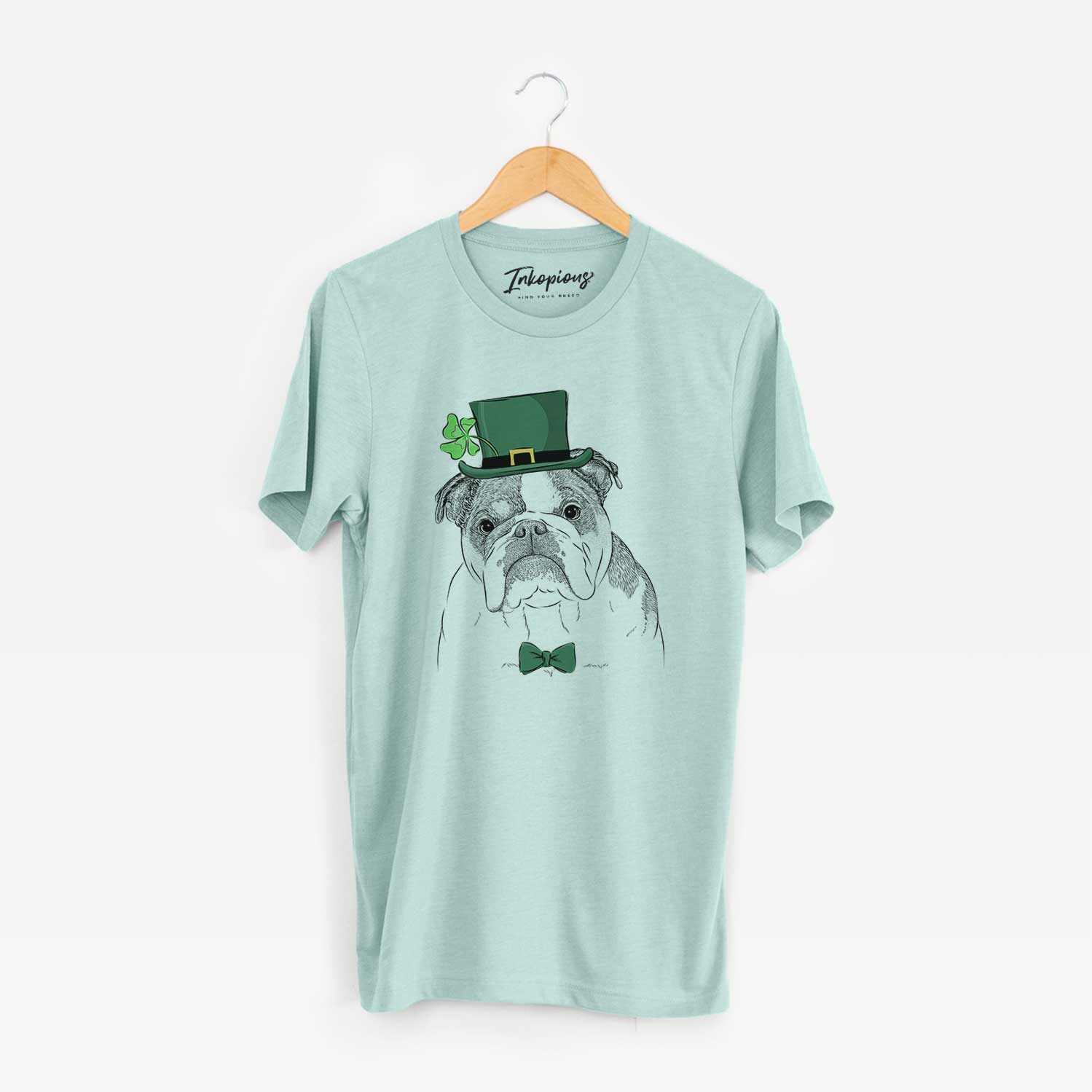 St. Patrick's Jack the English Bulldog - Unisex Crewneck