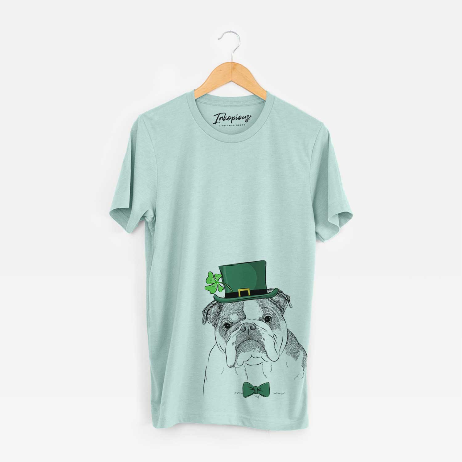 St. Patrick's Jack the English Bulldog - Unisex Crewneck