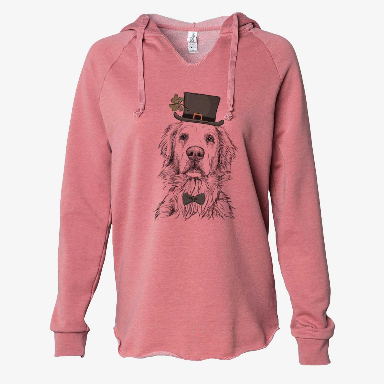 St. Patrick's Jake aroni the Golden Retriever - Cali Wave Hooded Sweatshirt