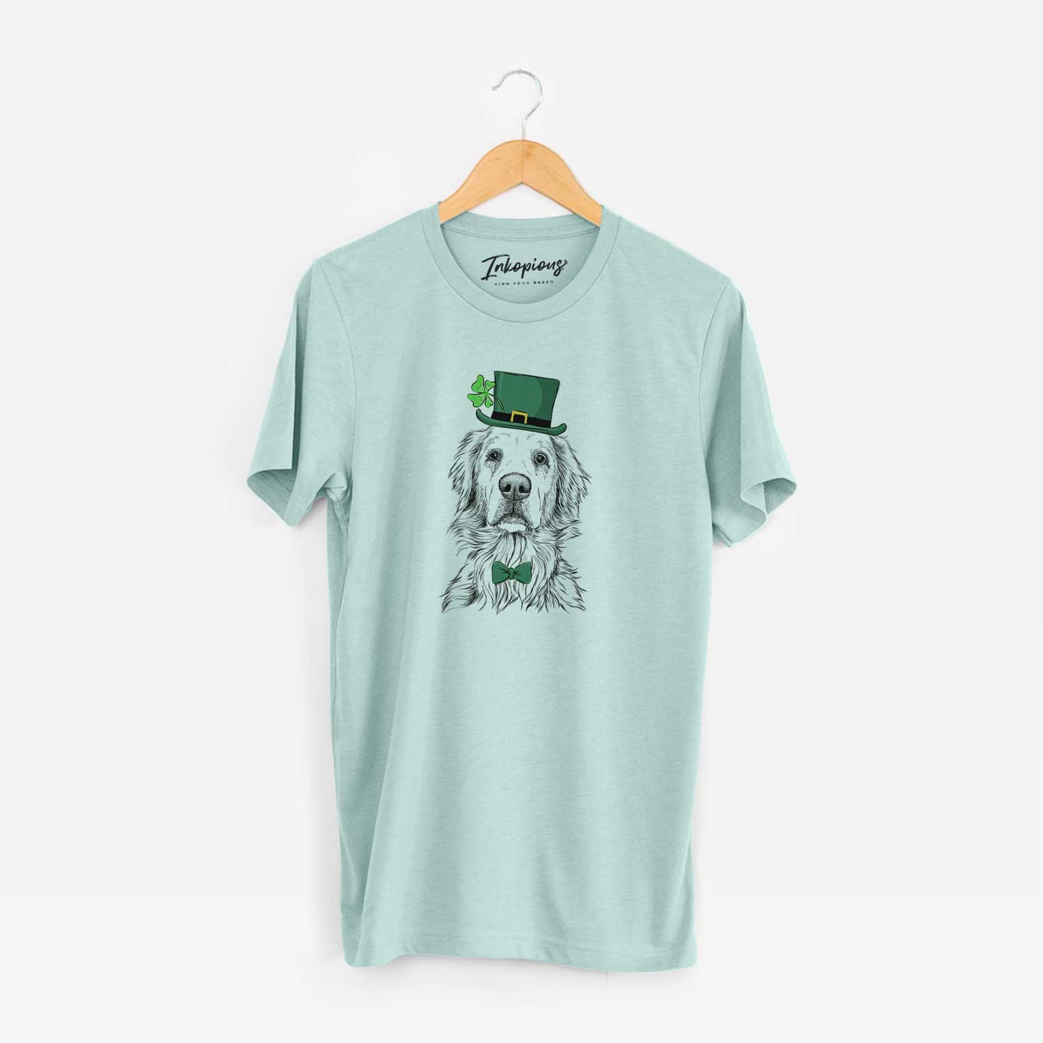 St. Patrick's Jake aroni the Golden Retriever - Unisex Crewneck