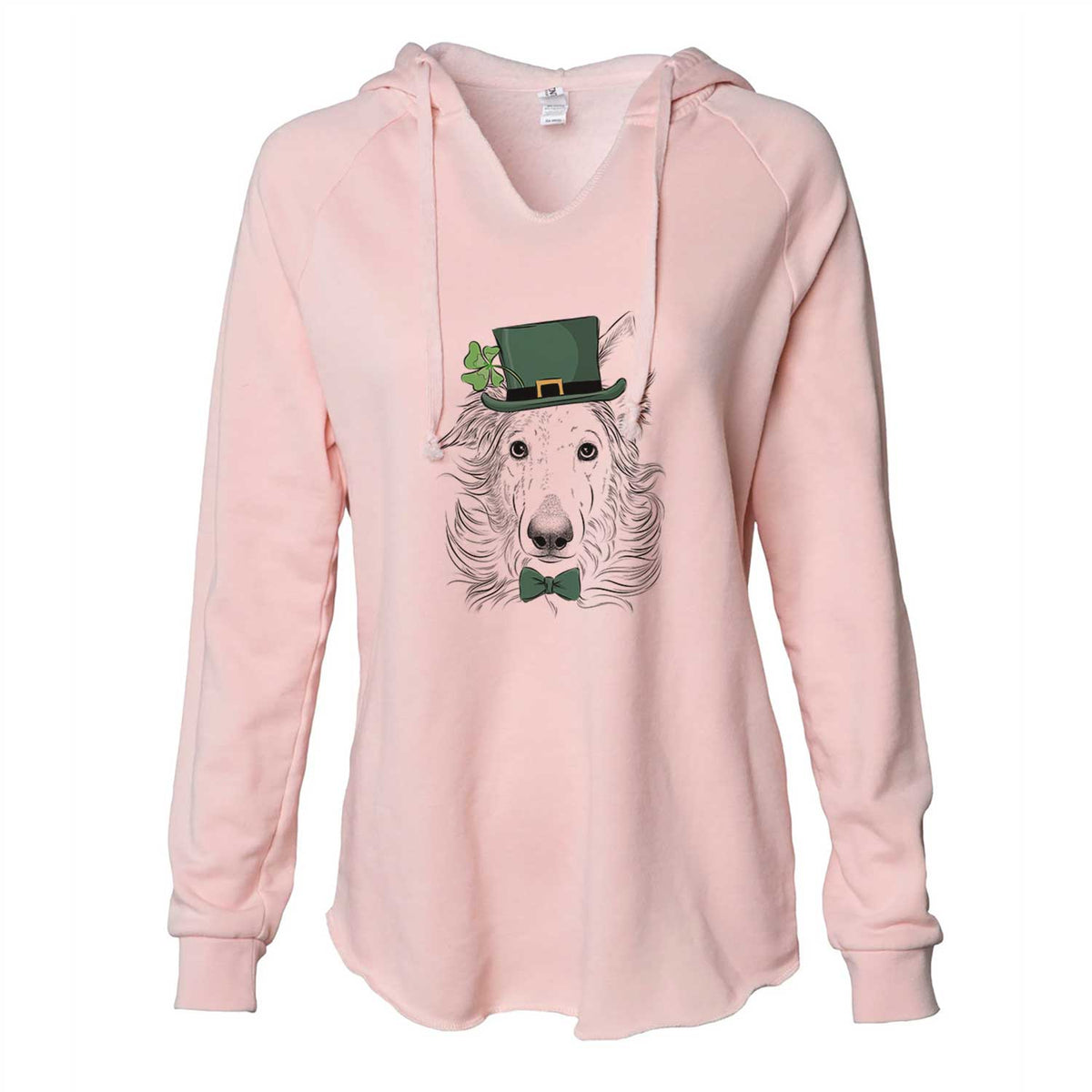 St. Patrick's Jasha the Borzoi - Cali Wave Hooded Sweatshirt