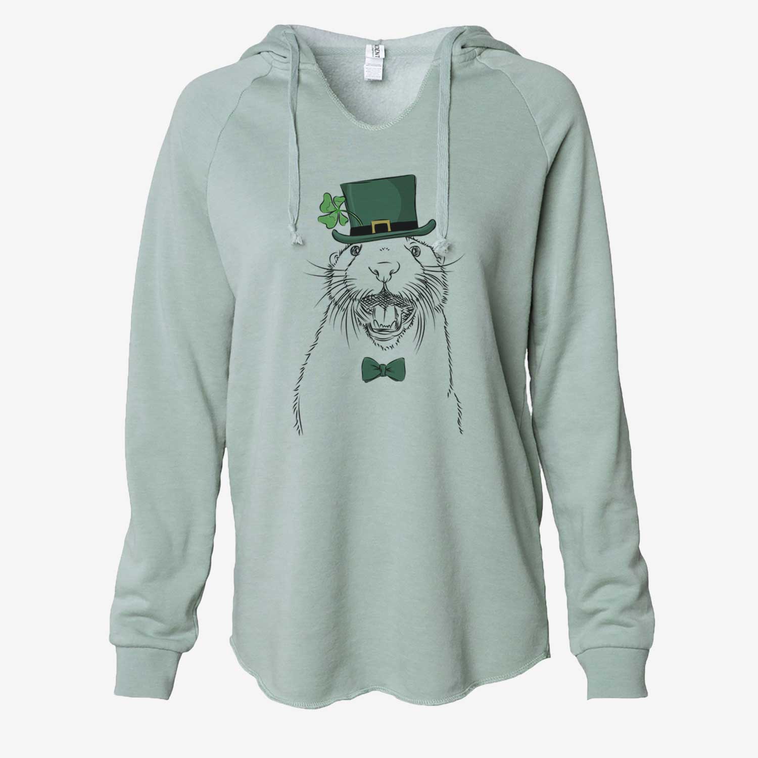 St. Patrick's Jasper the River Otter - Cali Wave Hooded Sweatshirt