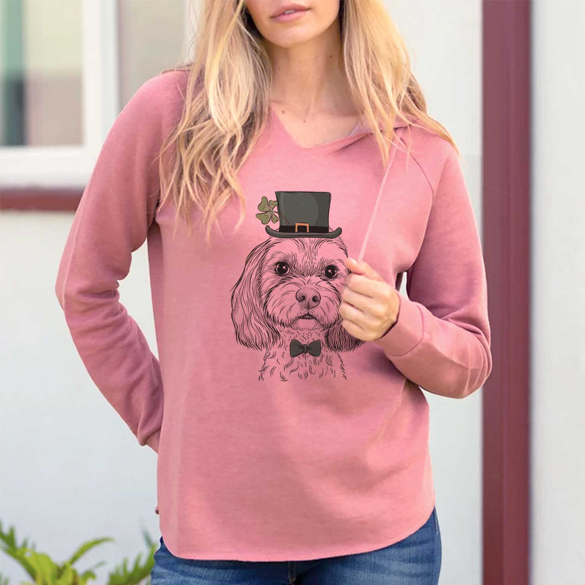 St. Patrick&#39;s Jasper Diggins the Cavapoo - Cali Wave Hooded Sweatshirt