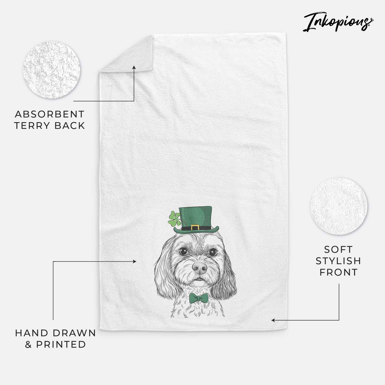 Jasper Diggins the Cavapoo Decorative Hand Towel