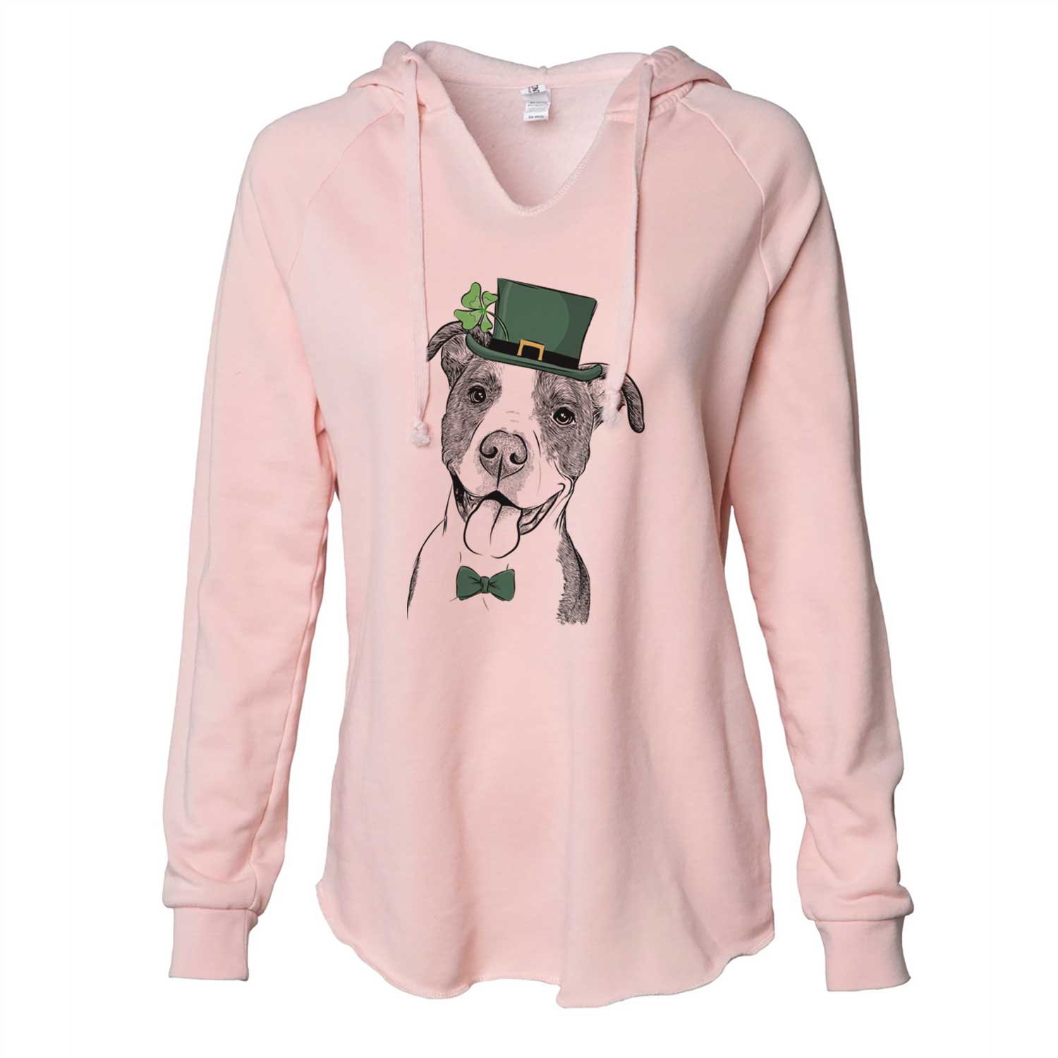 St. Patrick's Jax the American Pitbull Terrier Mix - Cali Wave Hooded Sweatshirt