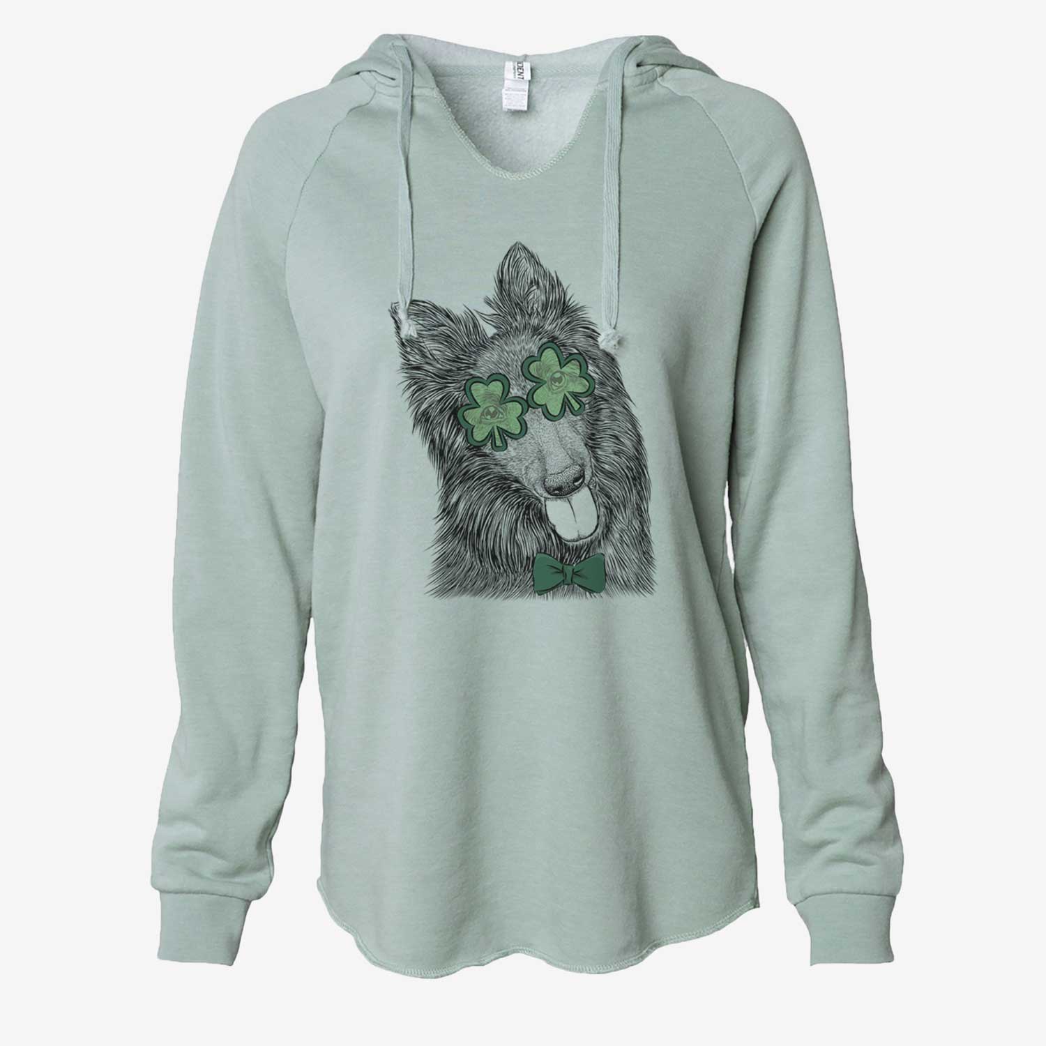 St. Patrick's Jaxx the Belgian Tervuren - Cali Wave Hooded Sweatshirt