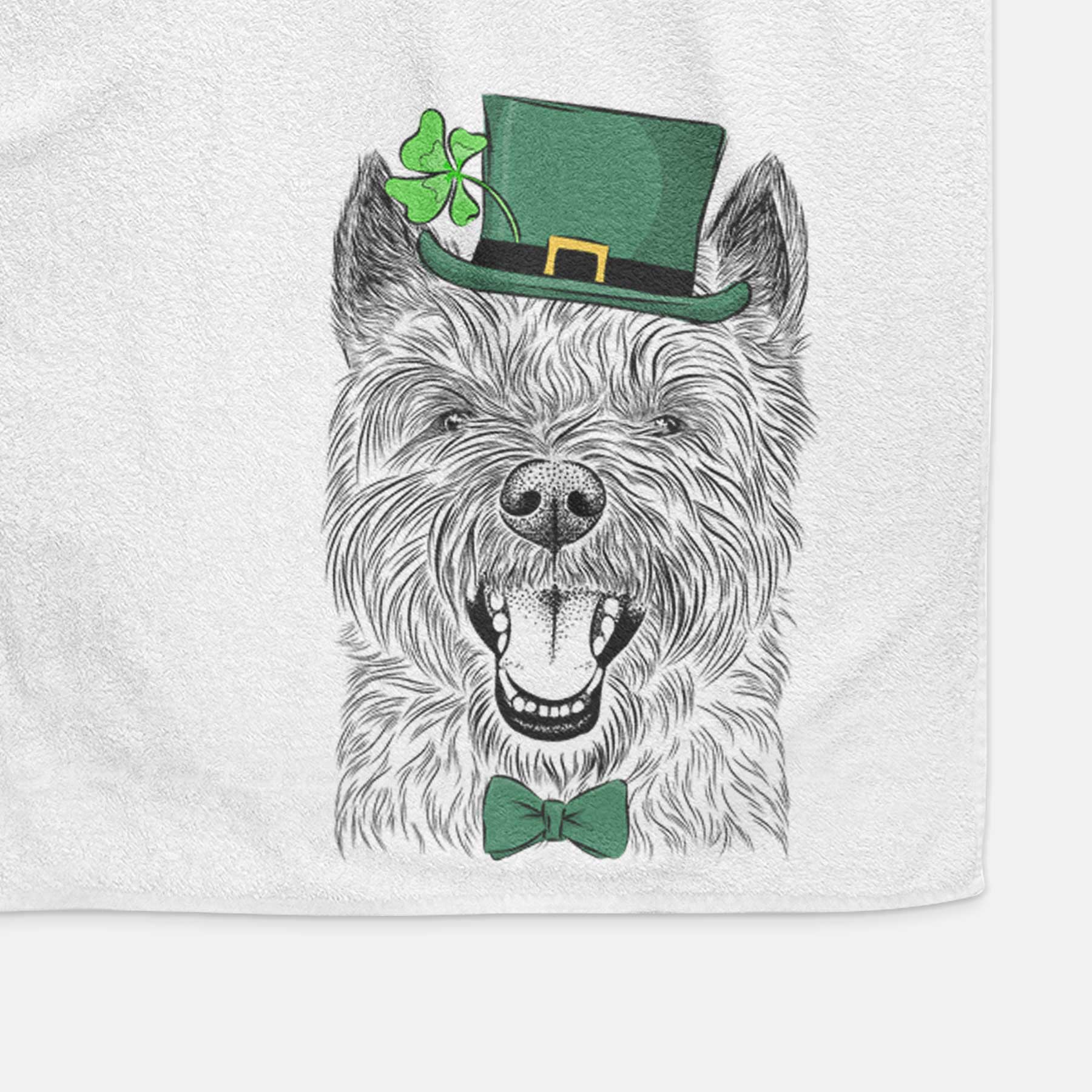 Jeff the Cairn Terrier Decorative Hand Towel