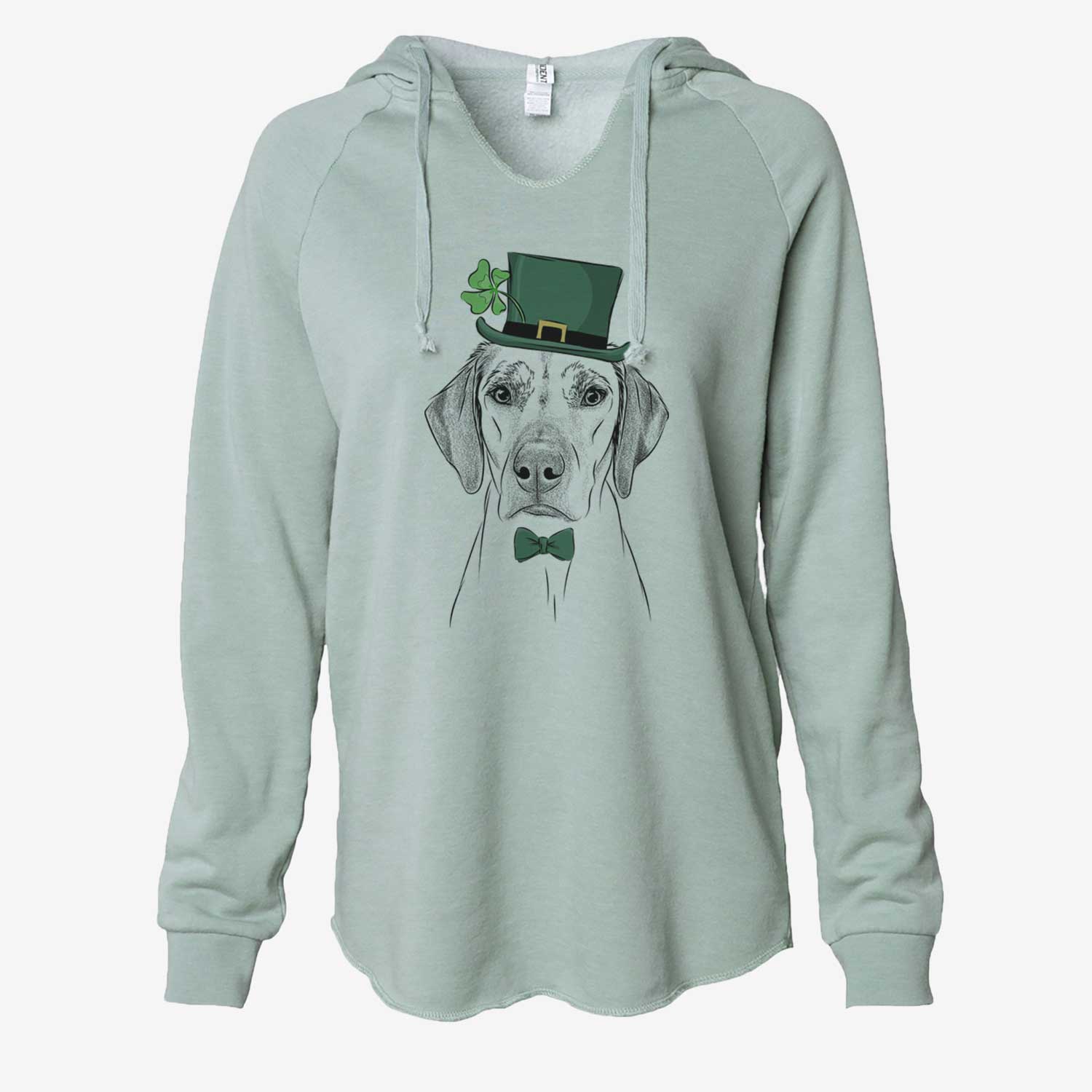 St. Patrick's Jenga the Rhodesian Ridgeback - Cali Wave Hooded Sweatshirt