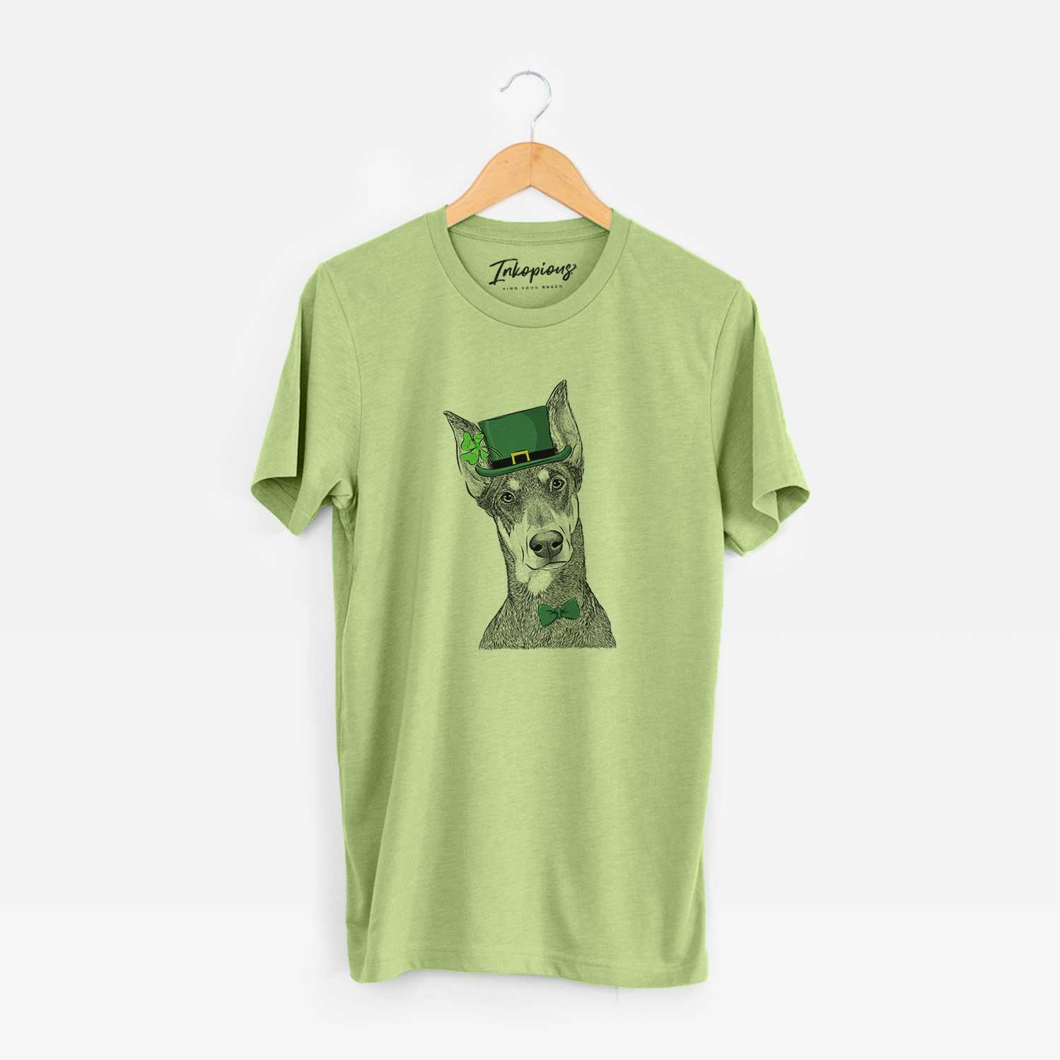 St. Patrick's Jenna the Doberman Pinscher - Unisex Crewneck