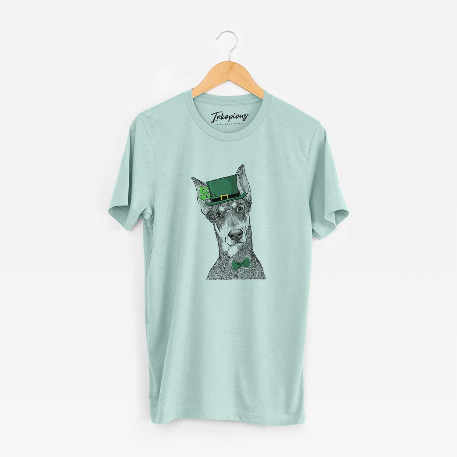 St. Patrick's Jenna the Doberman Pinscher - Unisex Crewneck