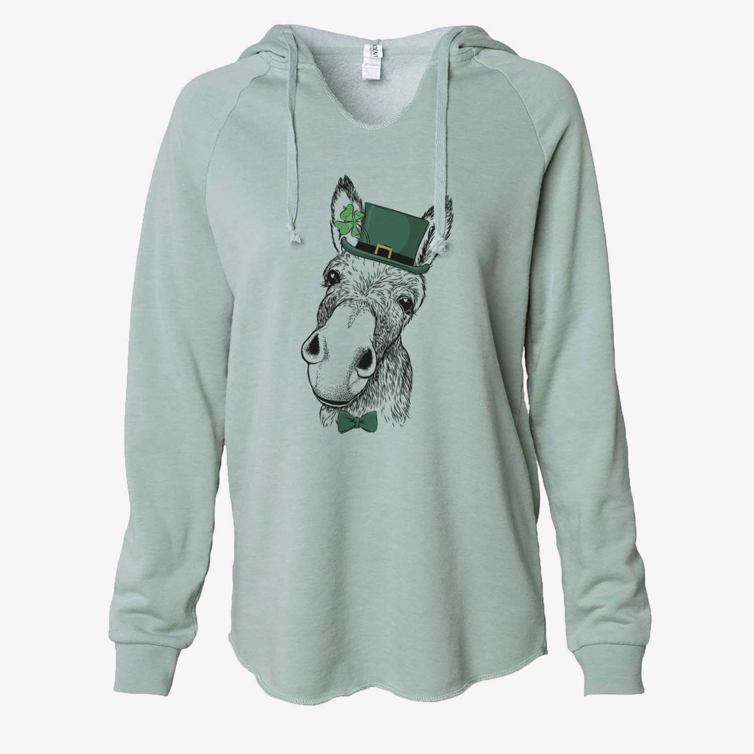 St. Patrick's Jenny the Donkey - Cali Wave Hooded Sweatshirt