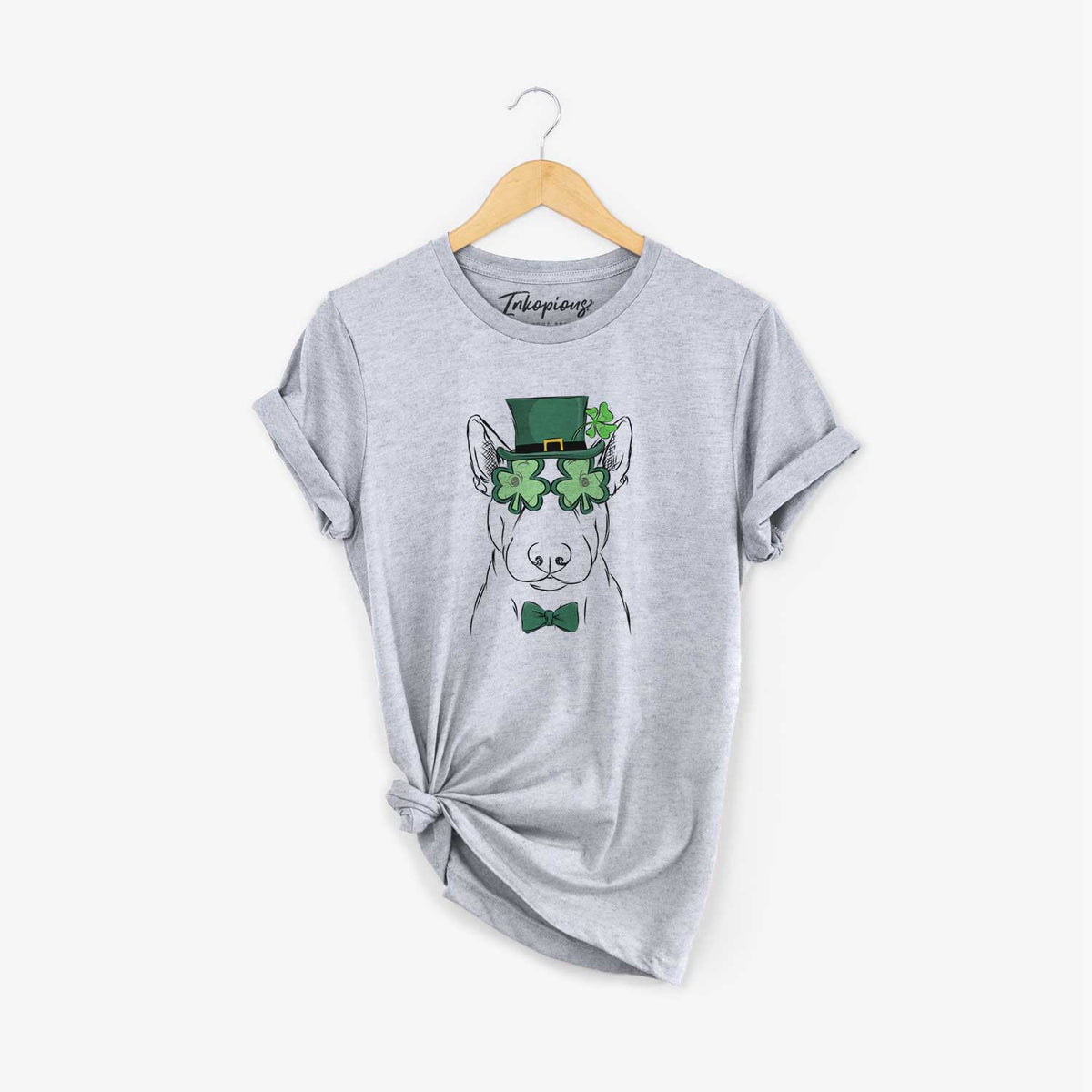 St. Patrick's Jett the Bull Terrier - Unisex Crewneck
